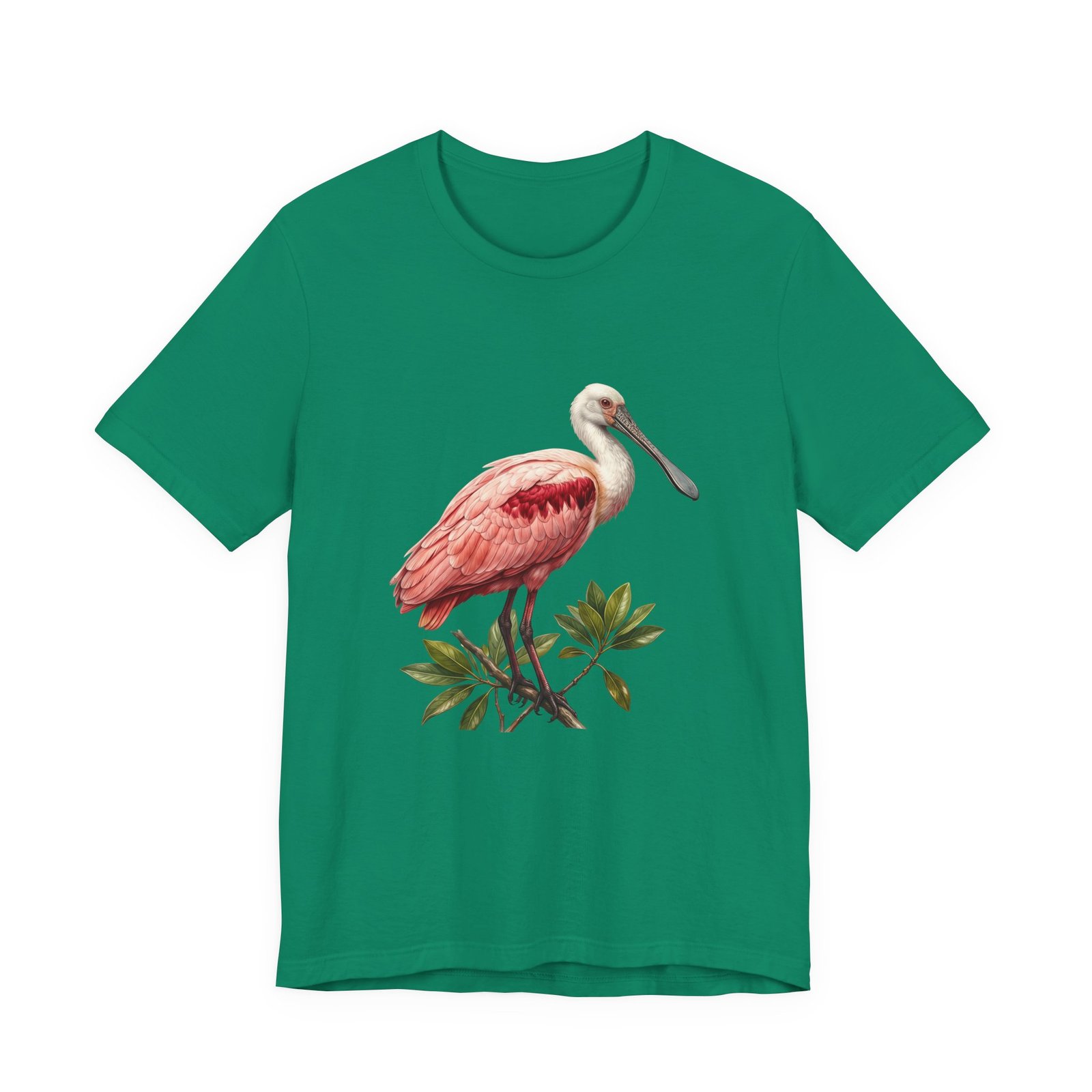 Roseate Spoonbill Bird Wildlife Coastal Wetland Nature Graphic Tee - Image 25