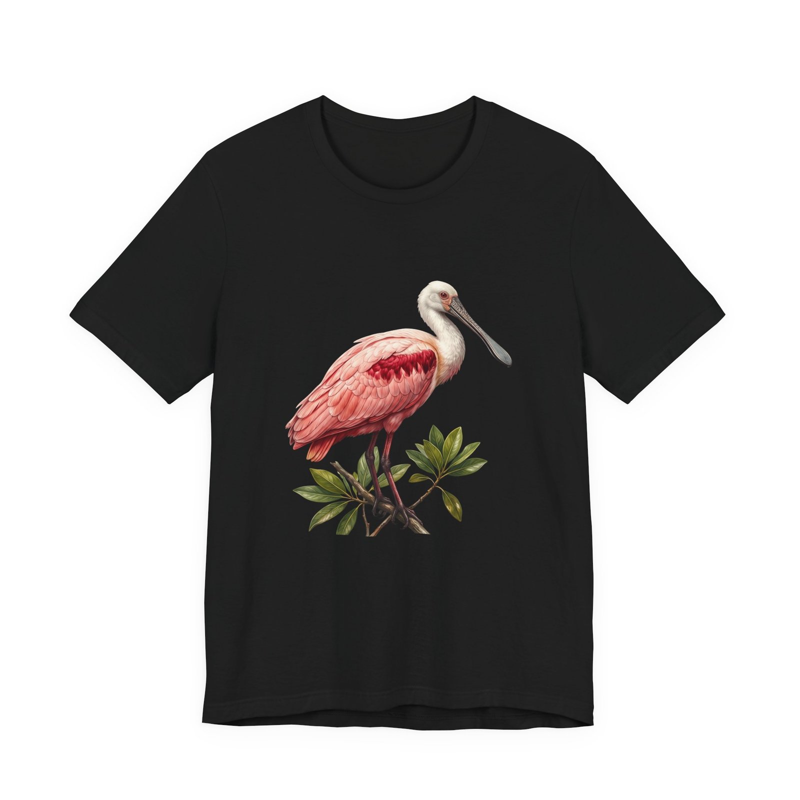Roseate Spoonbill Bird Wildlife Coastal Wetland Nature Graphic Tee - Image 13