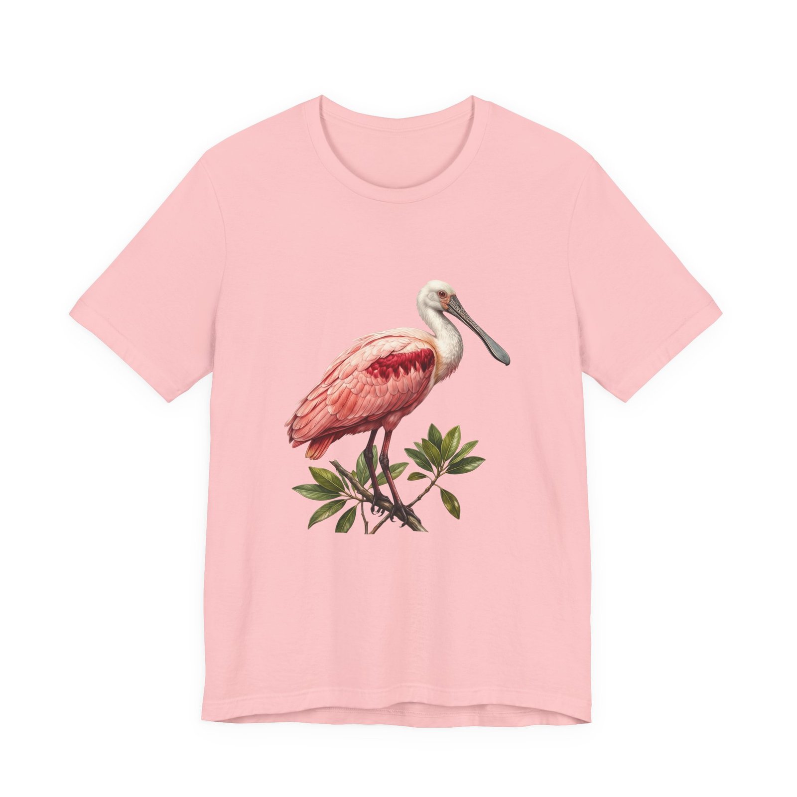 Roseate Spoonbill Bird Wildlife Coastal Wetland Nature Graphic Tee - Image 41