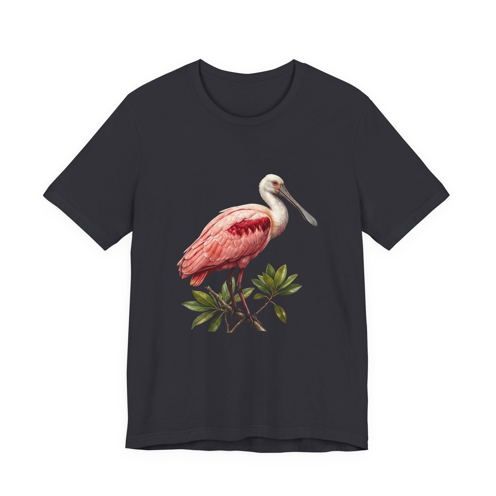 Roseate Spoonbill Bird Wildlife Coastal Wetland Nature Graphic Tee - Image 21