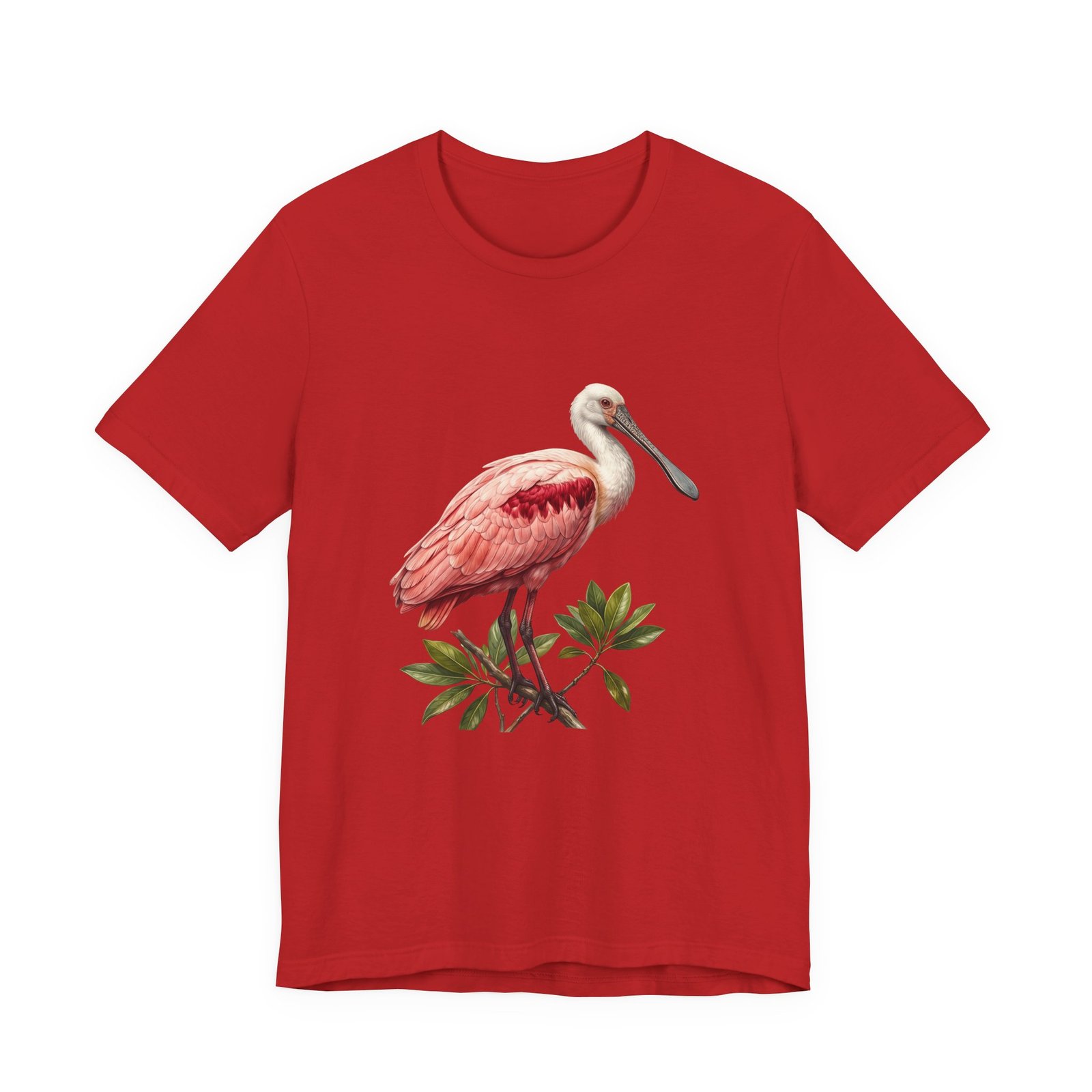 Roseate Spoonbill Bird Wildlife Coastal Wetland Nature Graphic Tee - Image 45