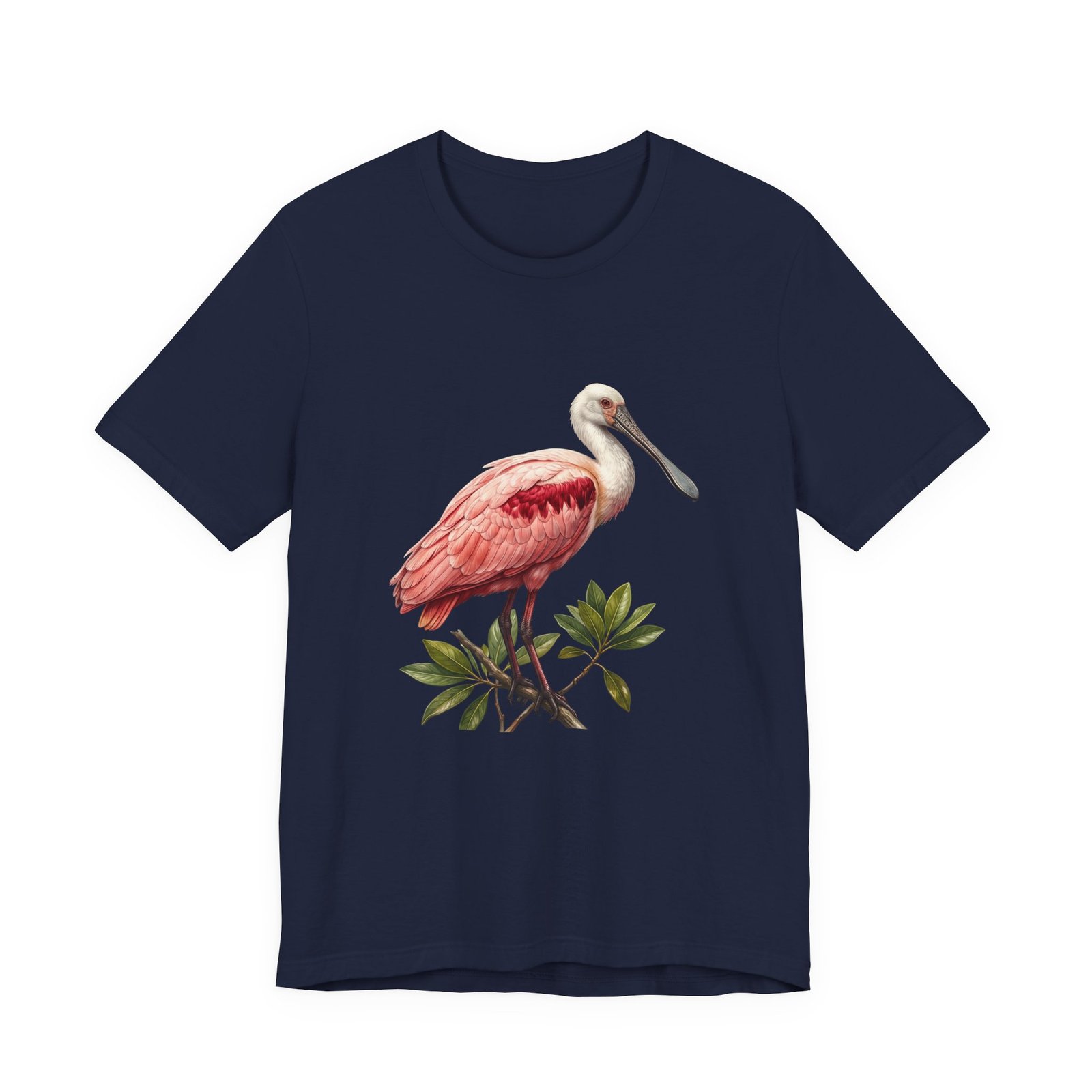Roseate Spoonbill Bird Wildlife Coastal Wetland Nature Graphic Tee - Image 33