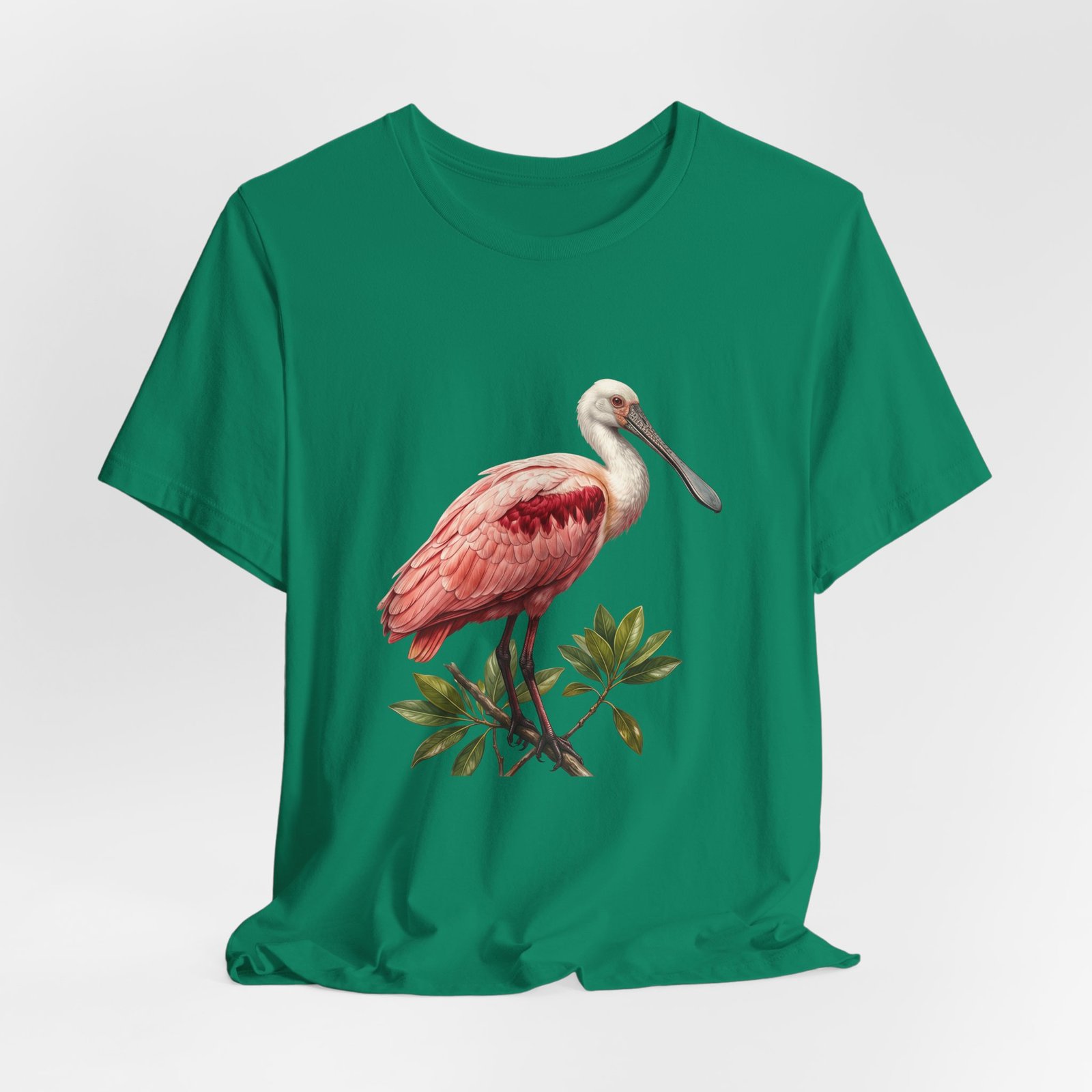 Roseate Spoonbill Bird Wildlife Coastal Wetland Nature Graphic Tee - Image 28