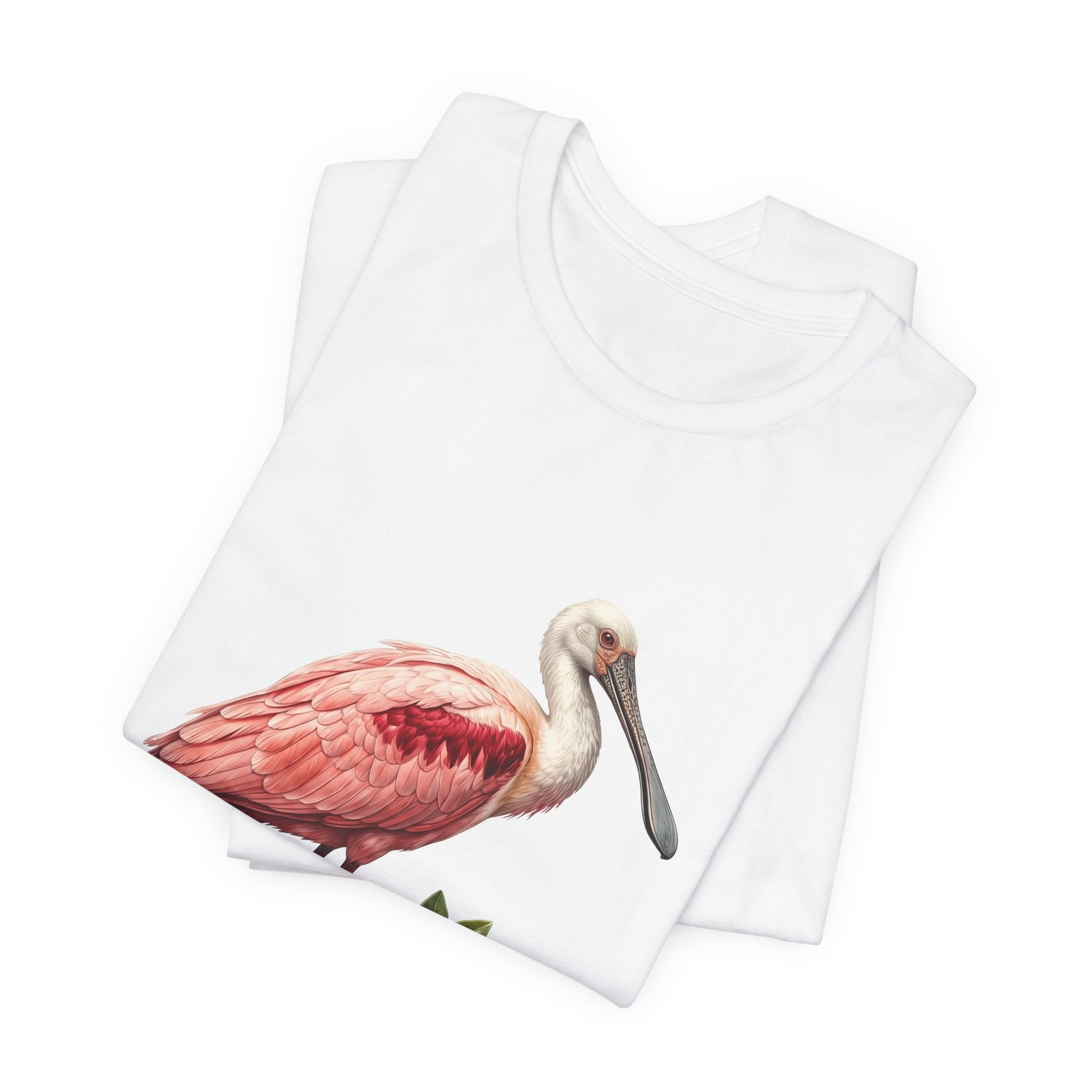 Roseate Spoonbill Bird Wildlife Coastal Wetland Nature Graphic Tee - Image 3