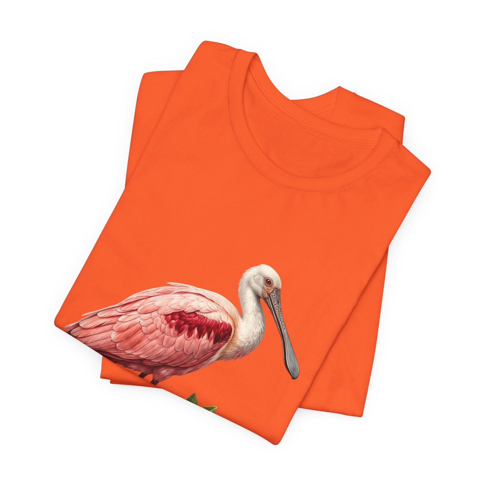 Roseate Spoonbill Bird Wildlife Coastal Wetland Nature Graphic Tee - Image 7