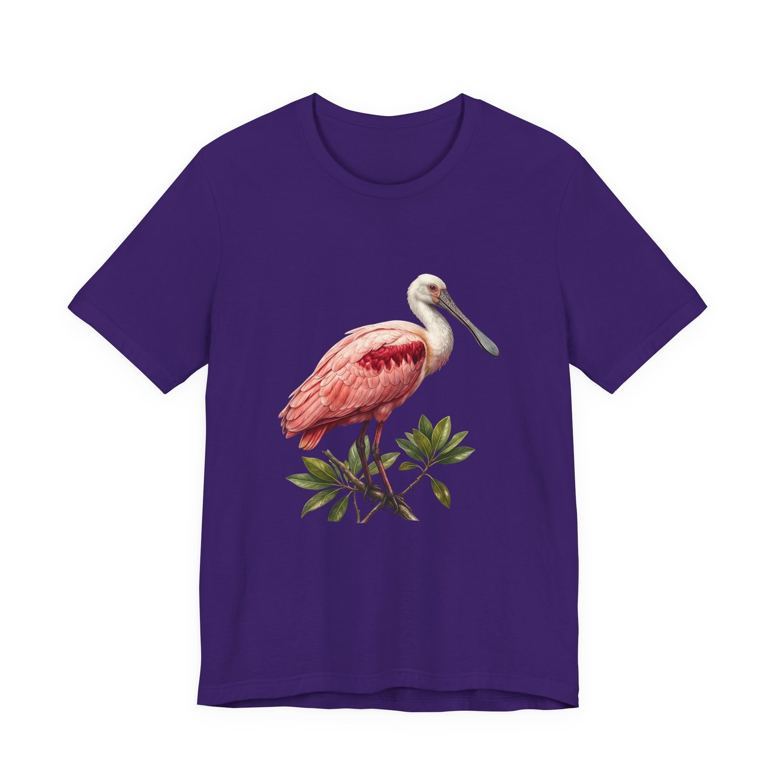 Roseate Spoonbill Bird Wildlife Coastal Wetland Nature Graphic Tee - Image 37