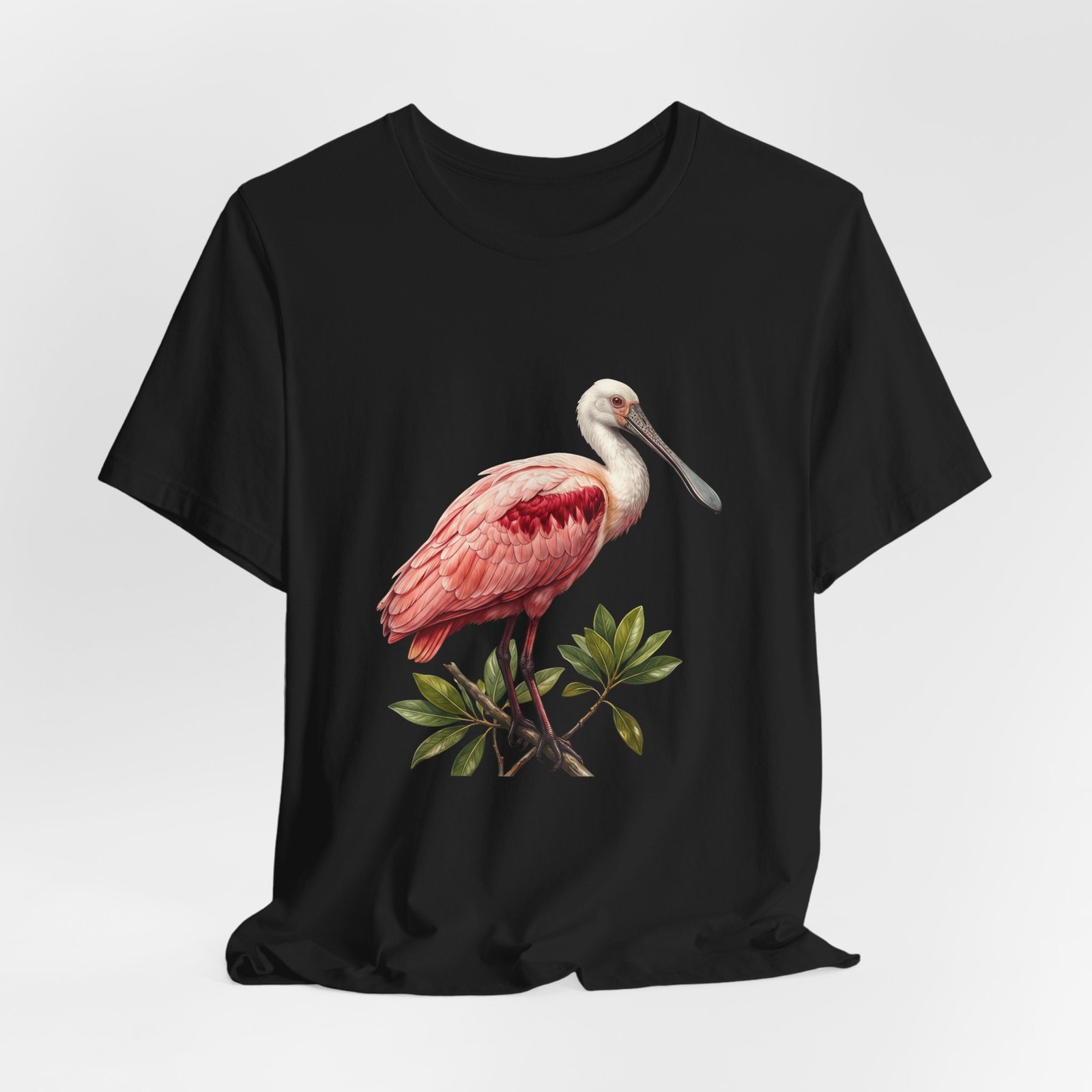 Roseate Spoonbill Bird Wildlife Coastal Wetland Nature Graphic Tee - Image 16