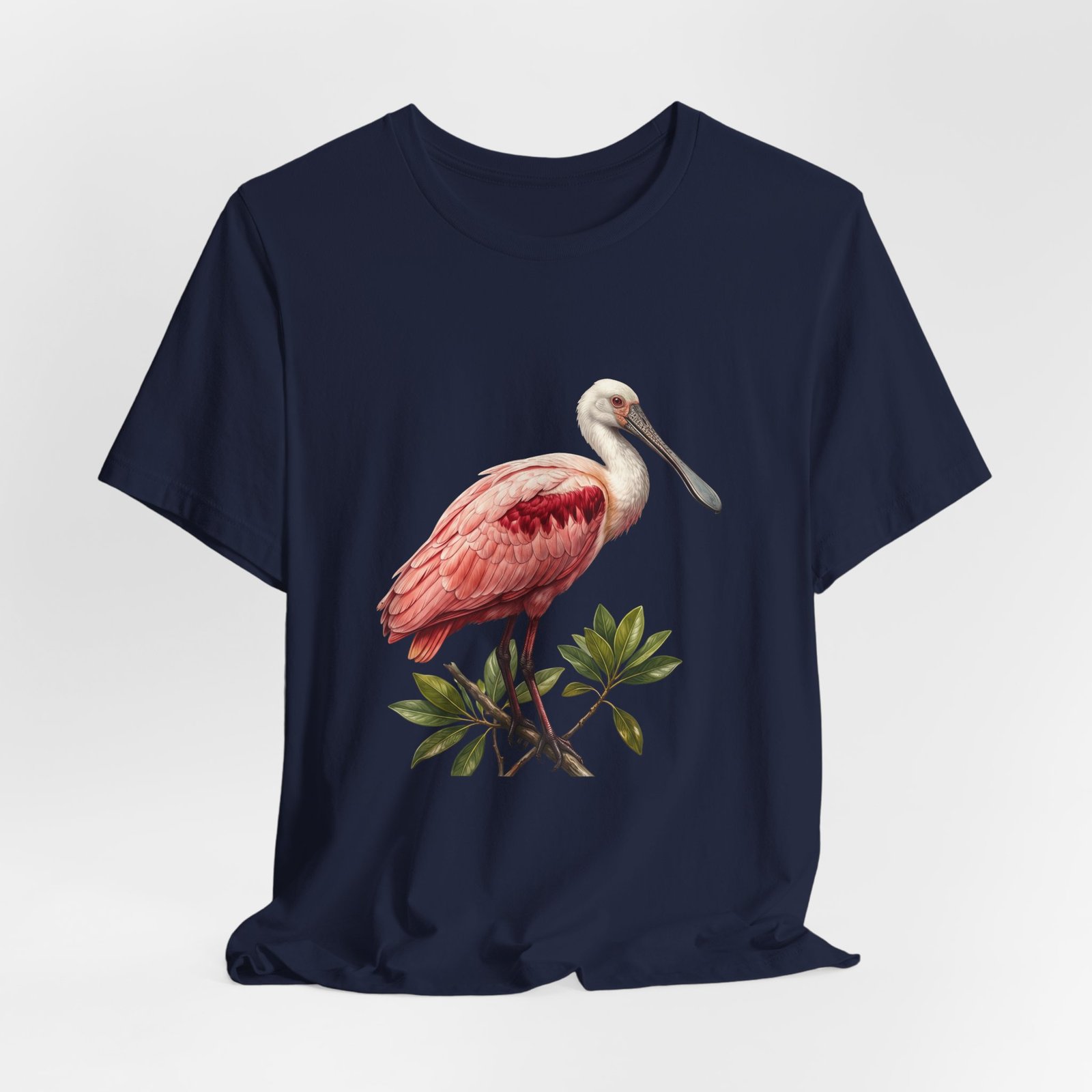 Roseate Spoonbill Bird Wildlife Coastal Wetland Nature Graphic Tee - Image 36