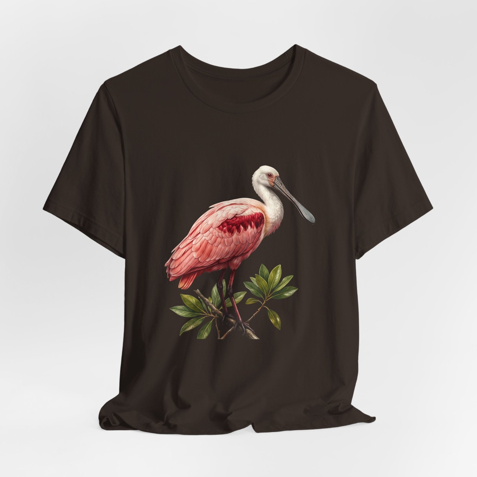 Roseate Spoonbill Bird Wildlife Coastal Wetland Nature Graphic Tee - Image 12