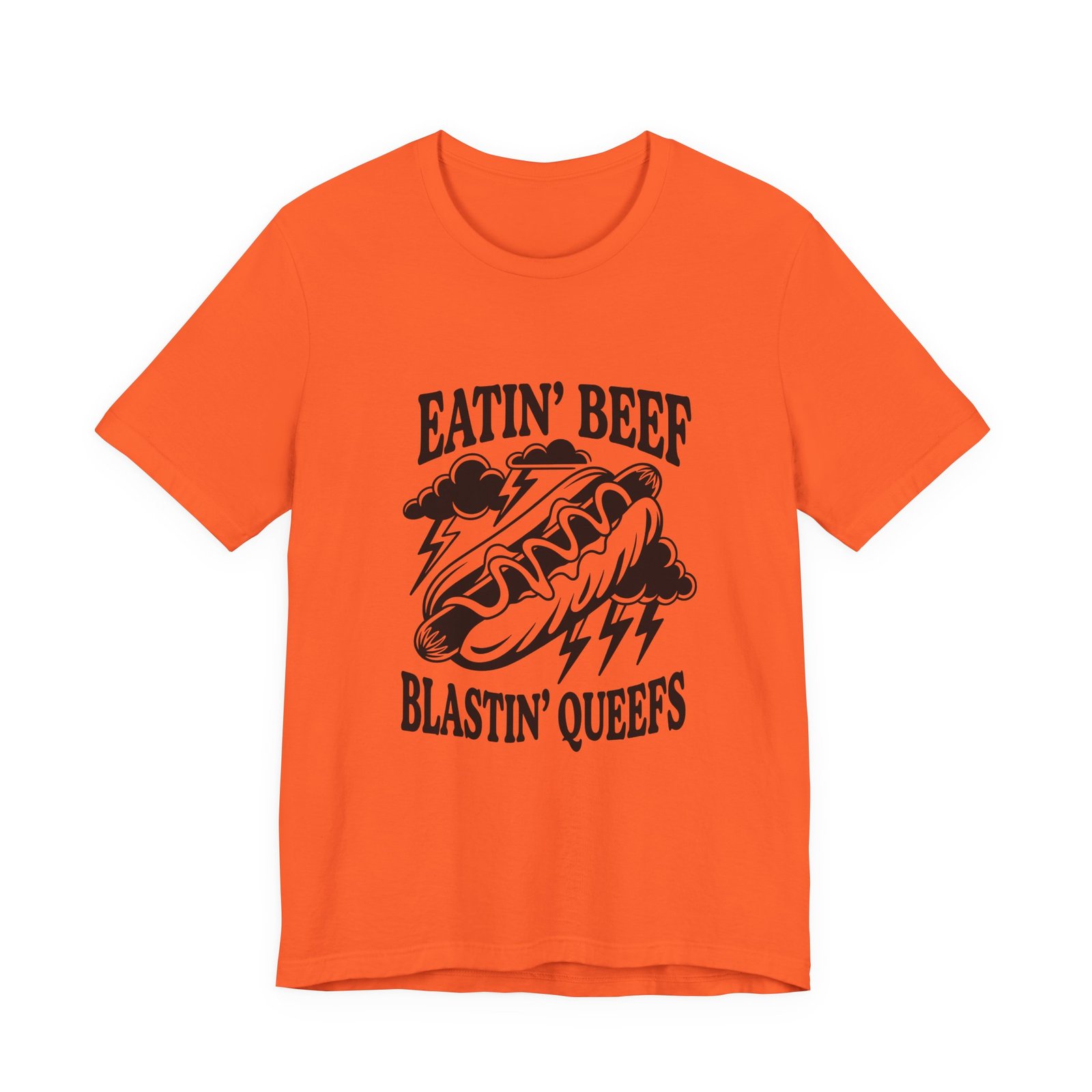 Eatin Beef Blastin Queefs Western Food Humor Tee - Image 5