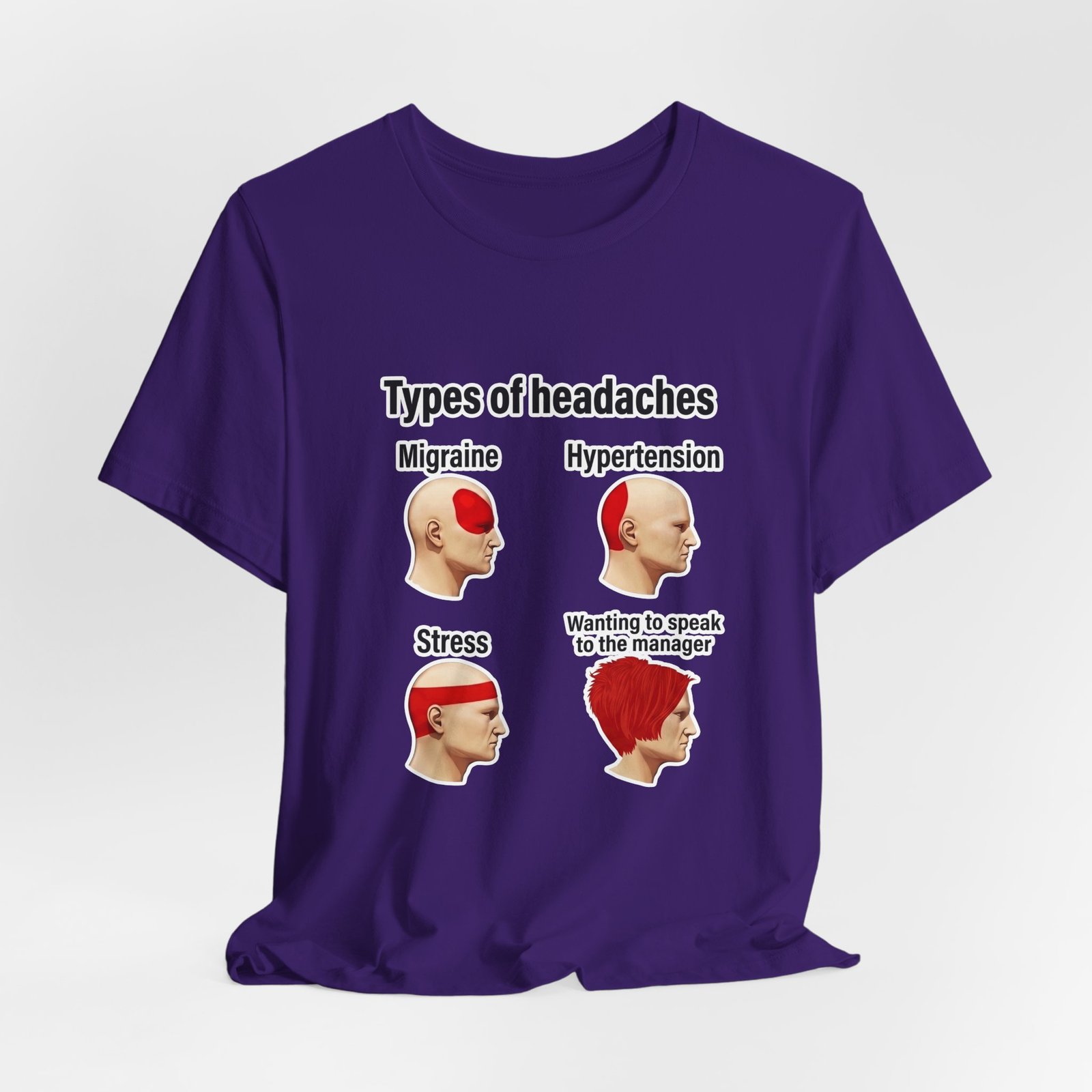 Types of Headaches Karen Meme Graphic Tee - Image 40