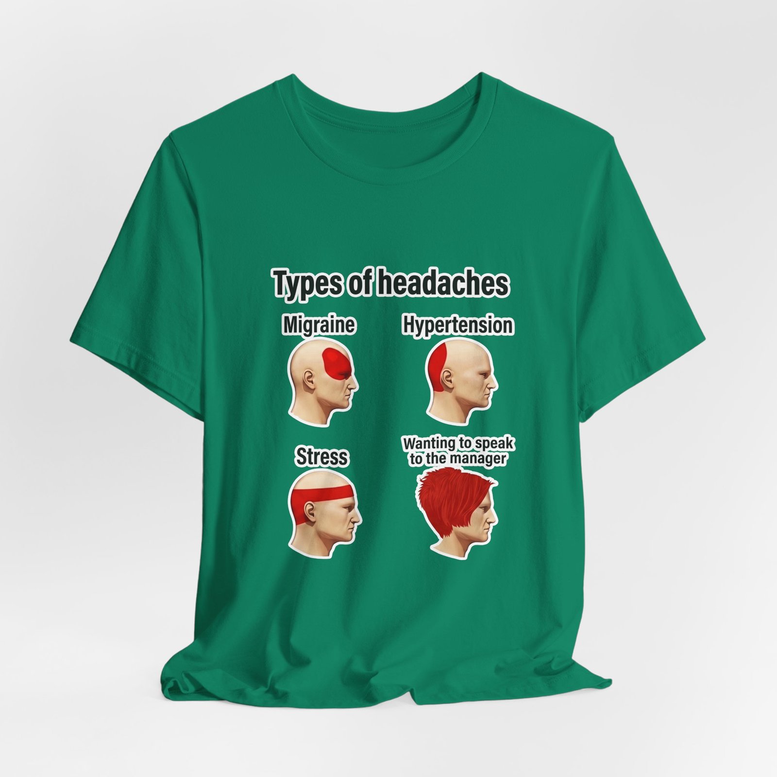 Types of Headaches Karen Meme Graphic Tee - Image 28