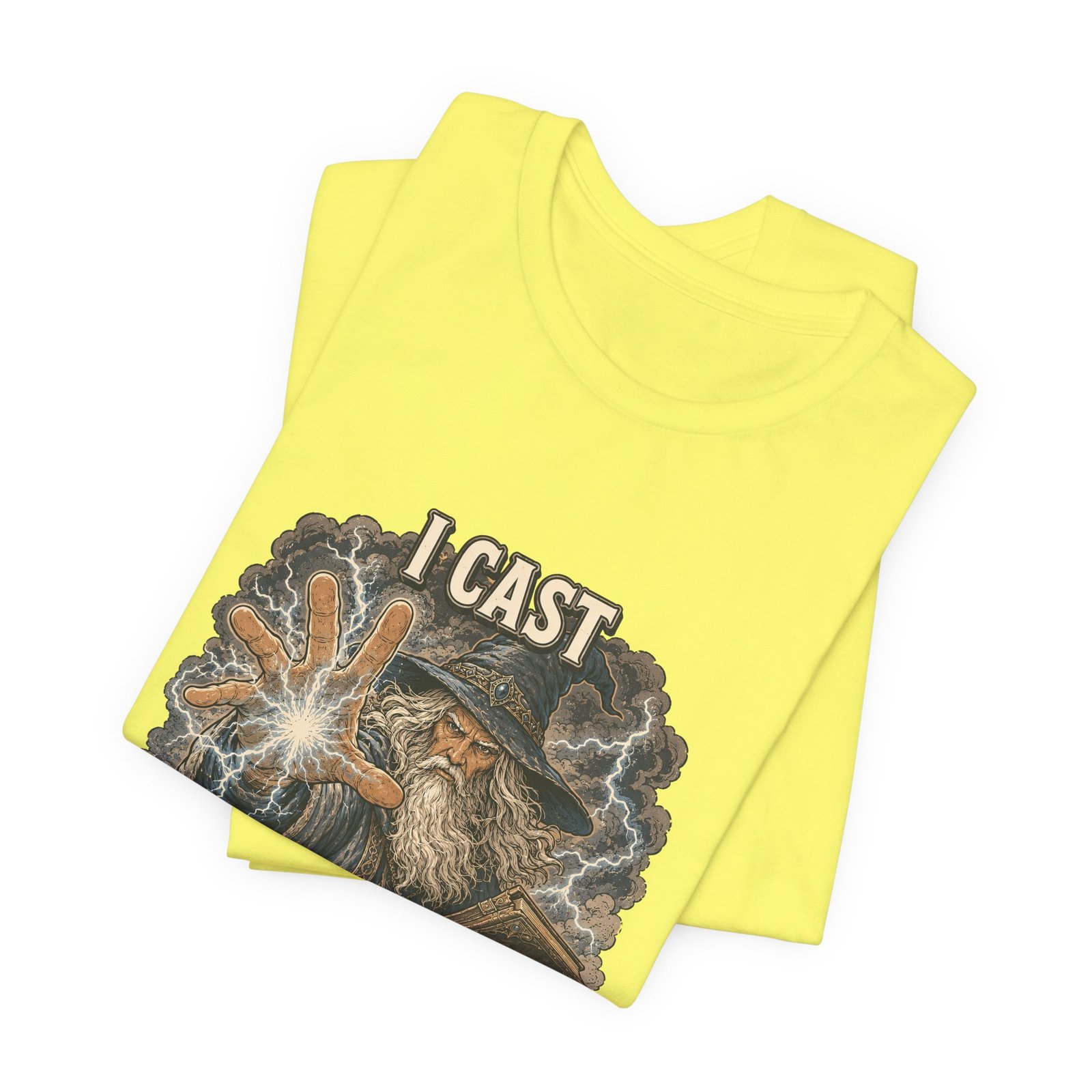 I Cast Random Act Of Kindness Wizard Magic Spell Tee - Image 19