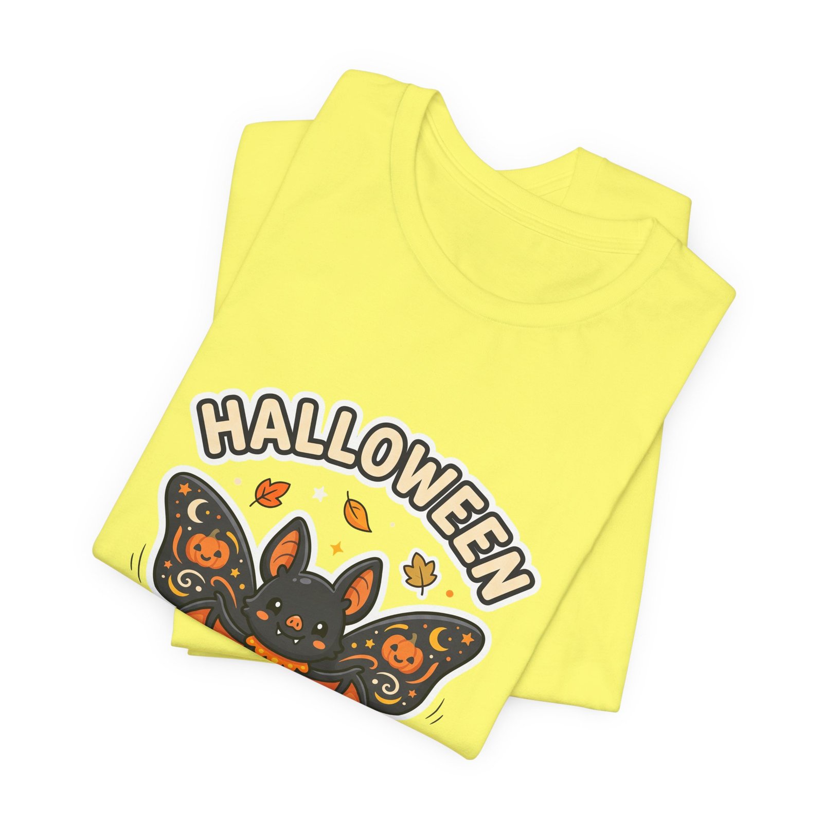 Cute Spooky Halloween Butterfly Bat Graphic Tee - Image 19