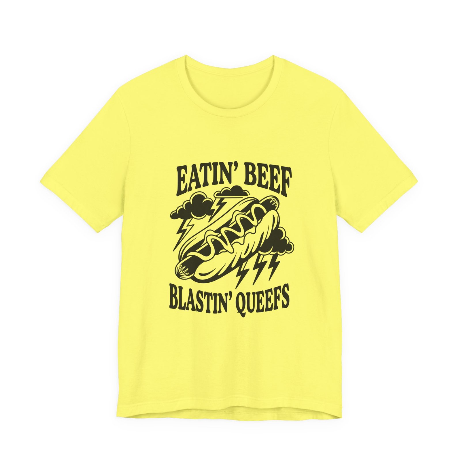 Eatin Beef Blastin Queefs Western Food Humor Tee - Image 9