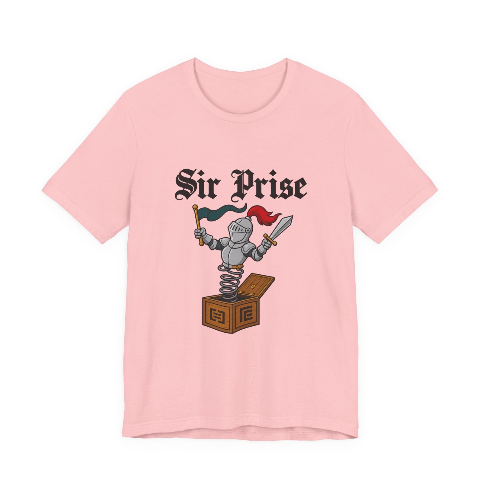 Sir Prise Medieval Knight Pun Graphic Tee - Image 13