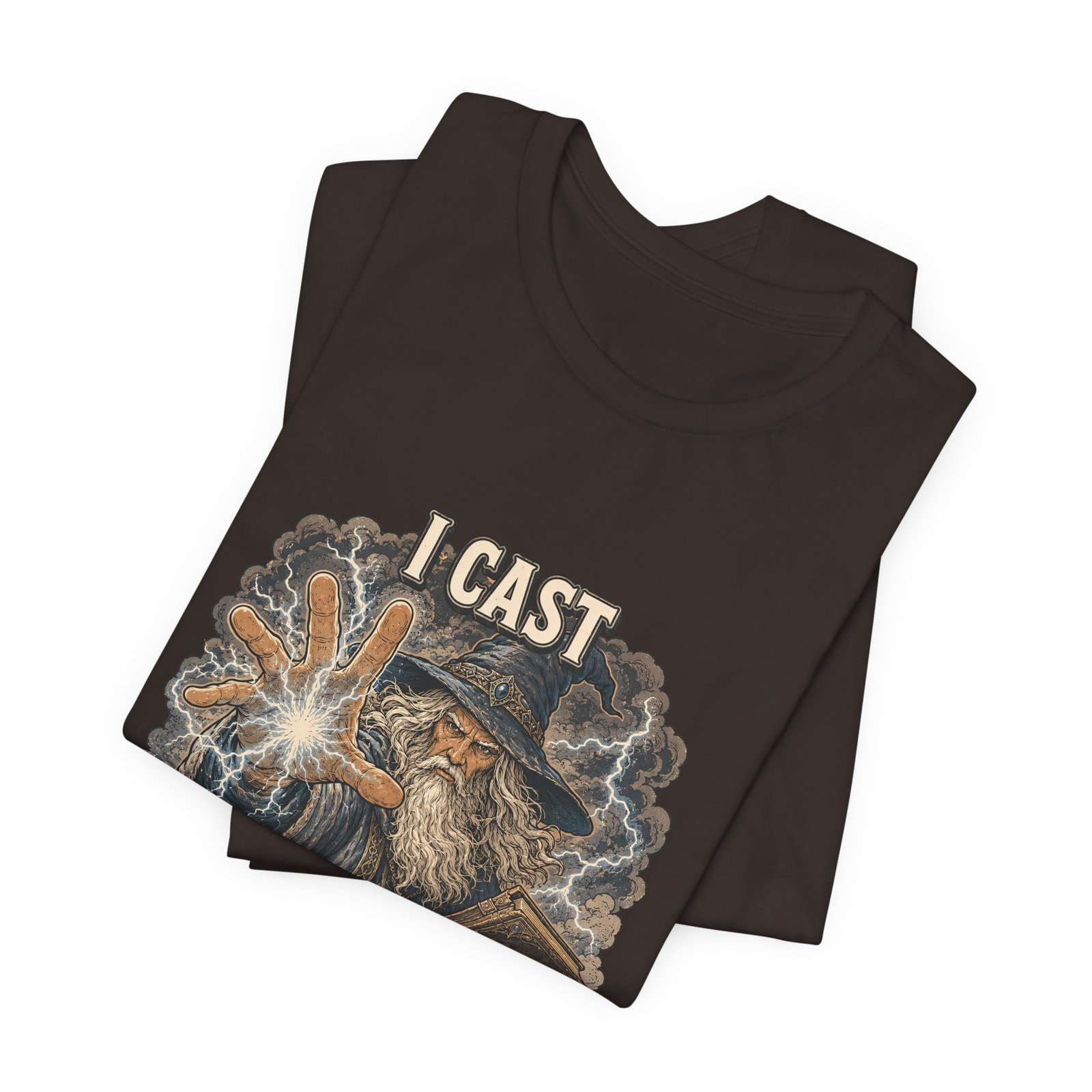 I Cast Random Act Of Kindness Wizard Magic Spell Tee - Image 11