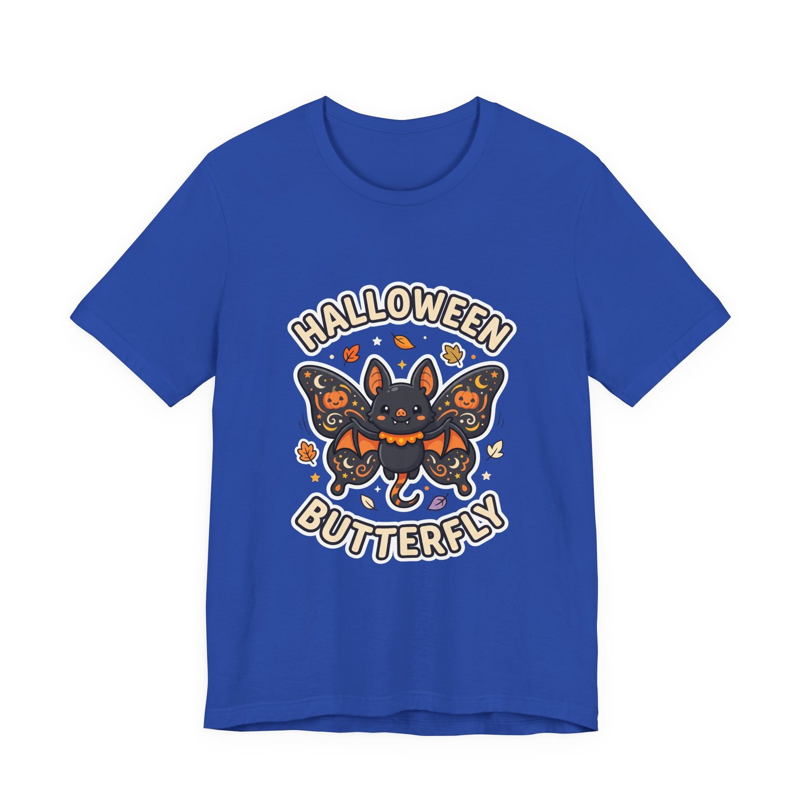 Cute Spooky Halloween Butterfly Bat Graphic Tee - Image 29