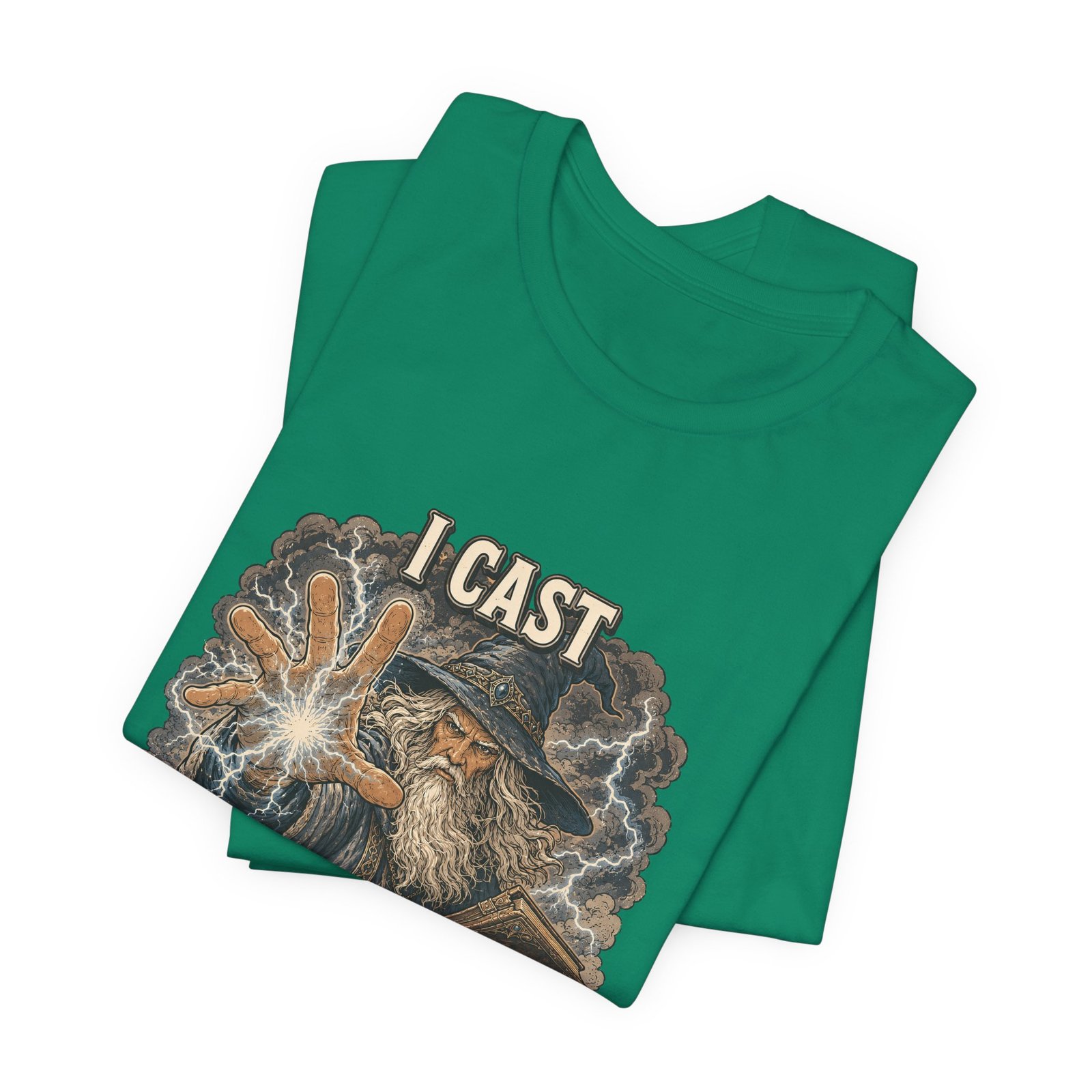 I Cast Random Act Of Kindness Wizard Magic Spell Tee - Image 27