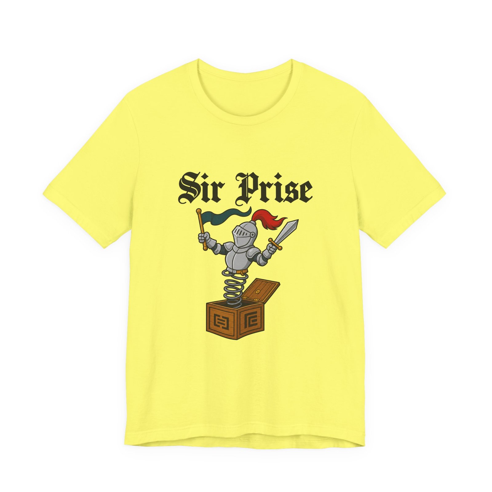 Sir Prise Medieval Knight Pun Graphic Tee - Image 9