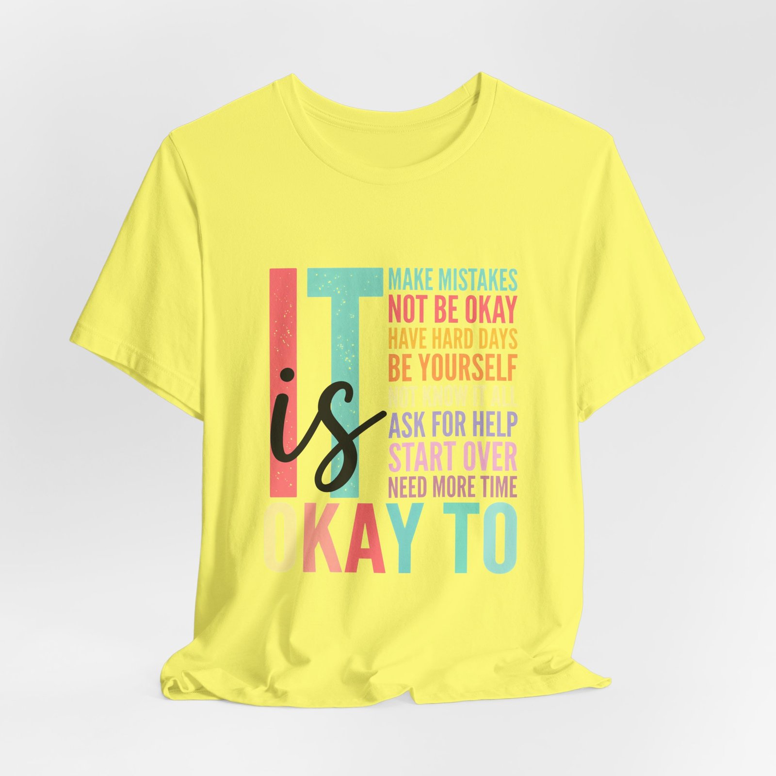 Its Okay Teacher Mental Health Affirmation Tee - Image 12