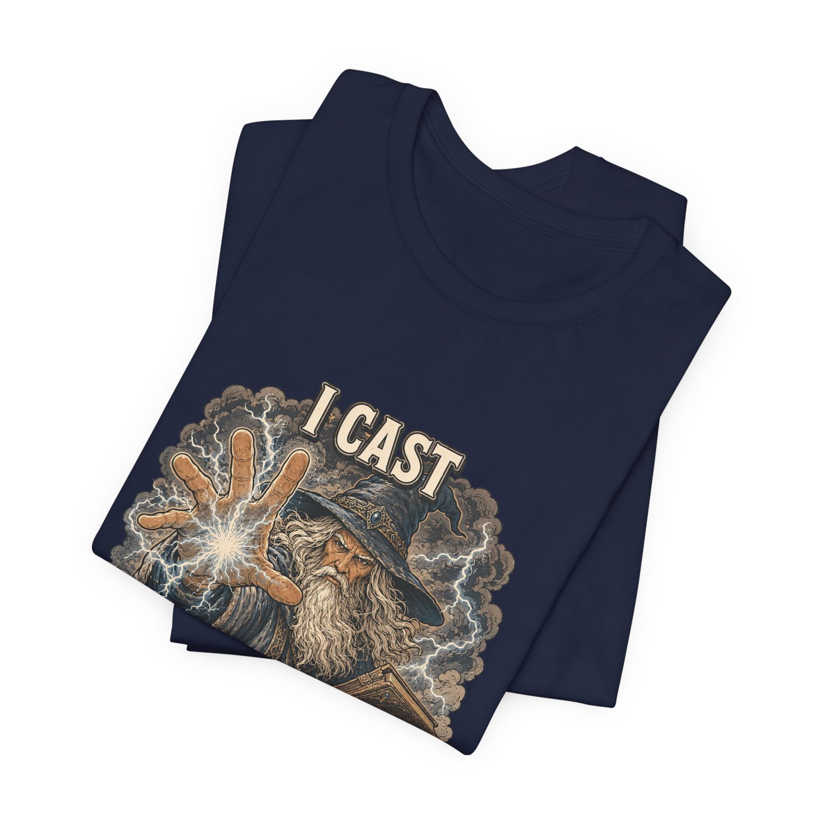 I Cast Random Act Of Kindness Wizard Magic Spell Tee - Image 35