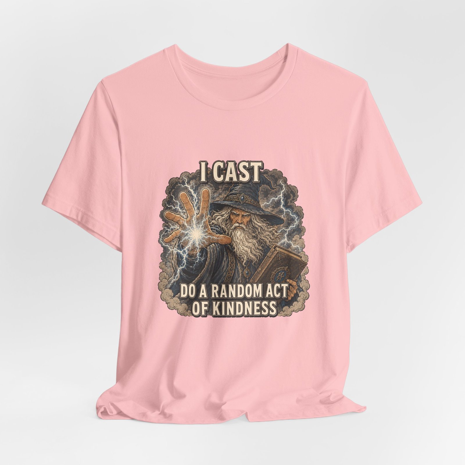 I Cast Random Act Of Kindness Wizard Magic Spell Tee - Image 44