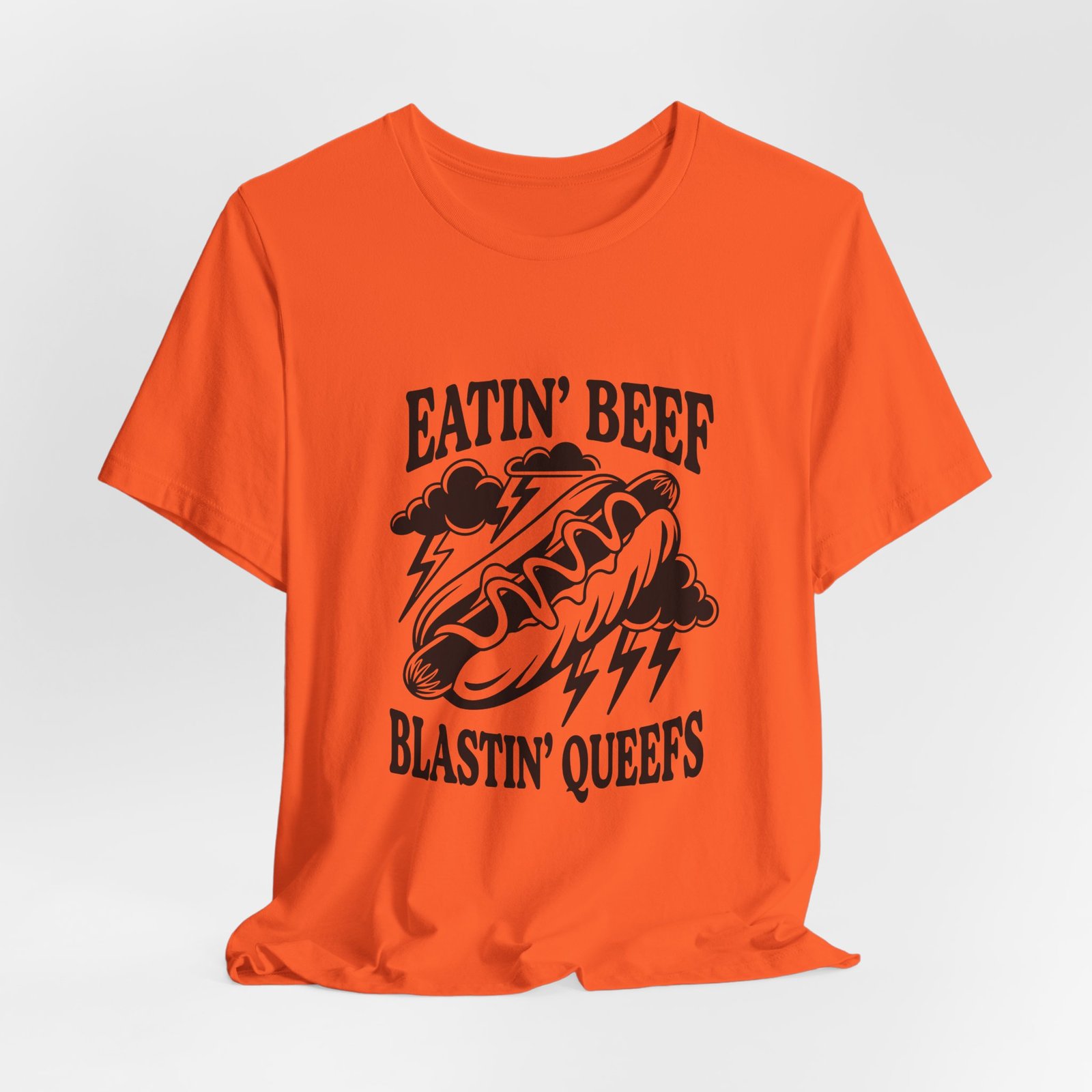 Eatin Beef Blastin Queefs Western Food Humor Tee - Image 8