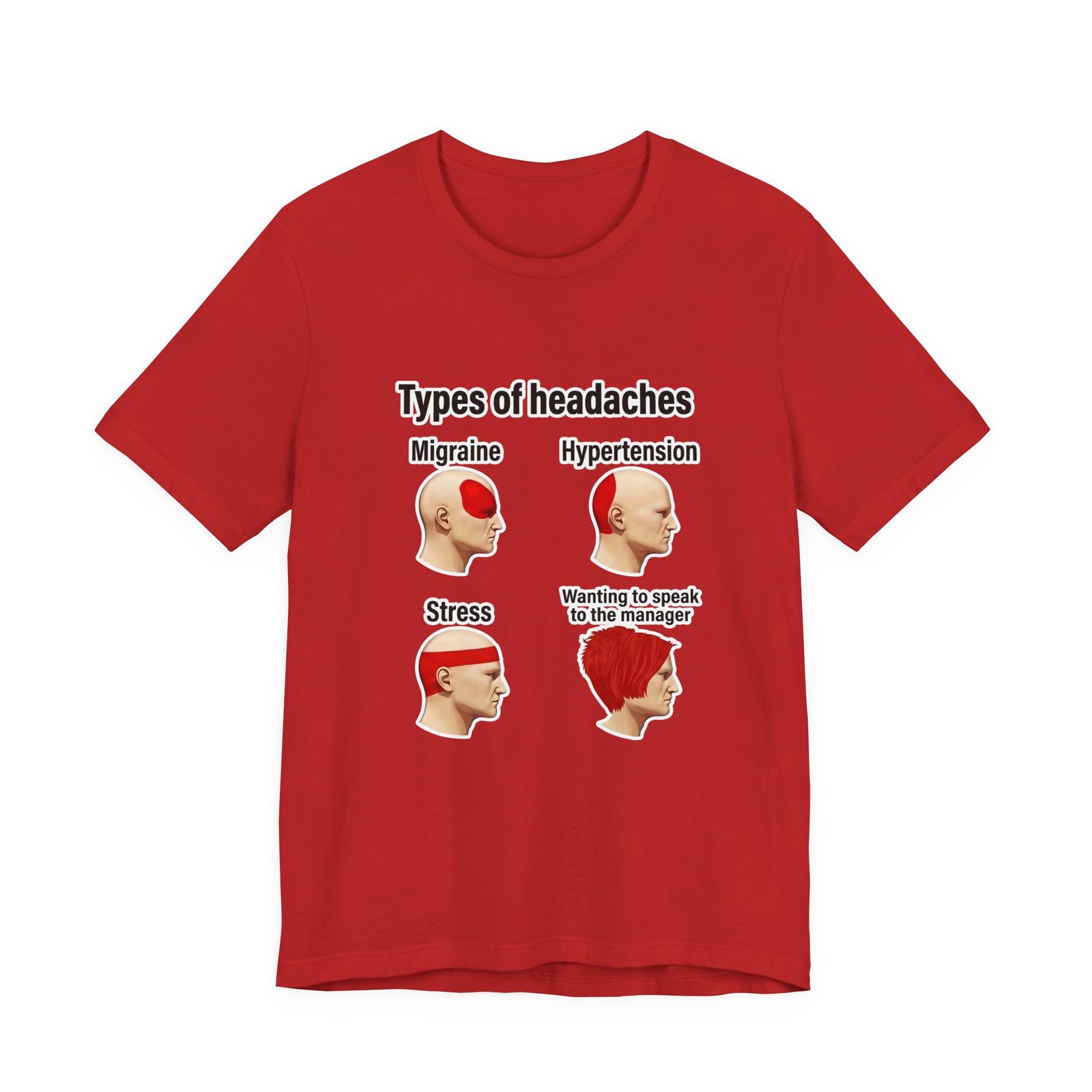 Types of Headaches Karen Meme Graphic Tee - Image 45
