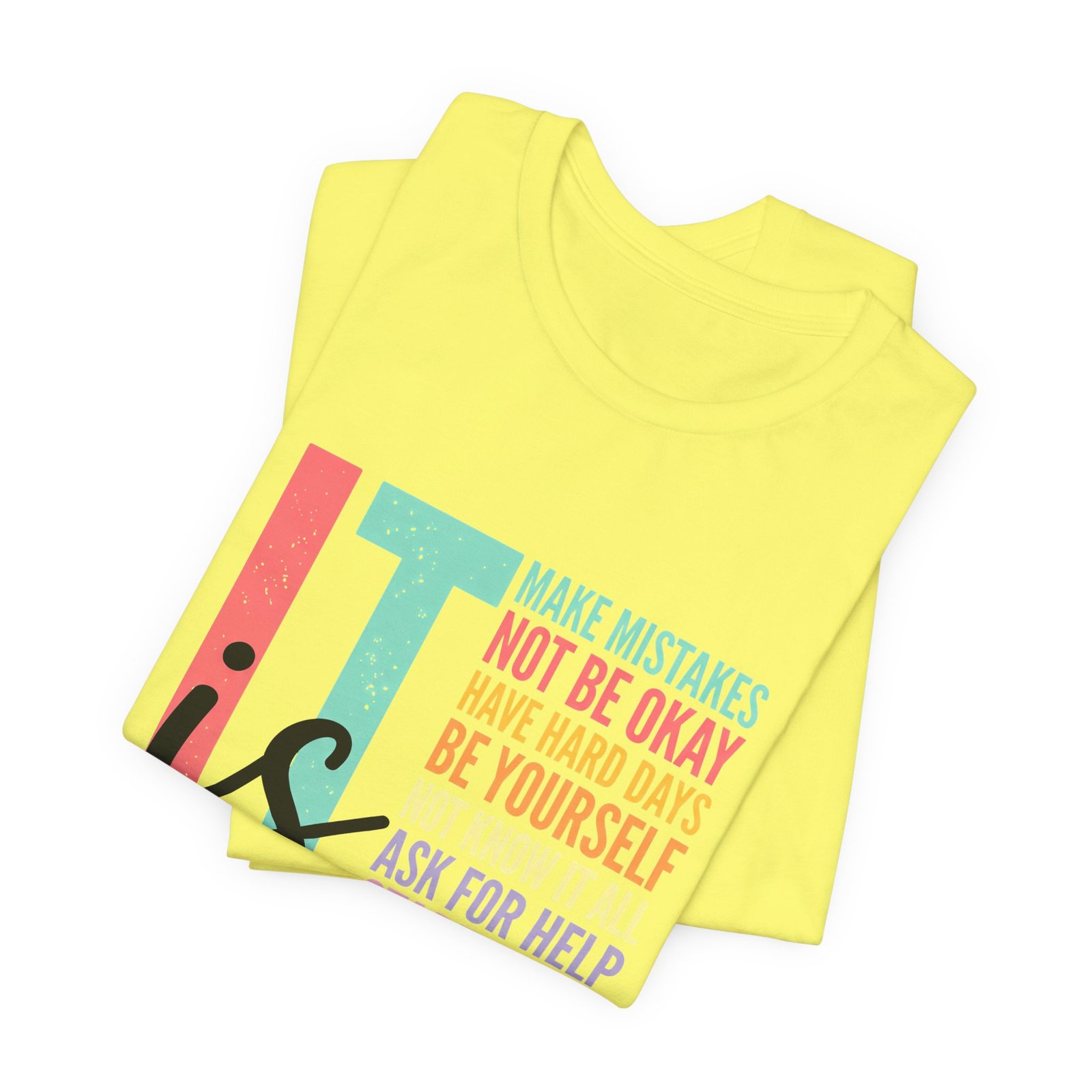 Its Okay Teacher Mental Health Affirmation Tee - Image 11
