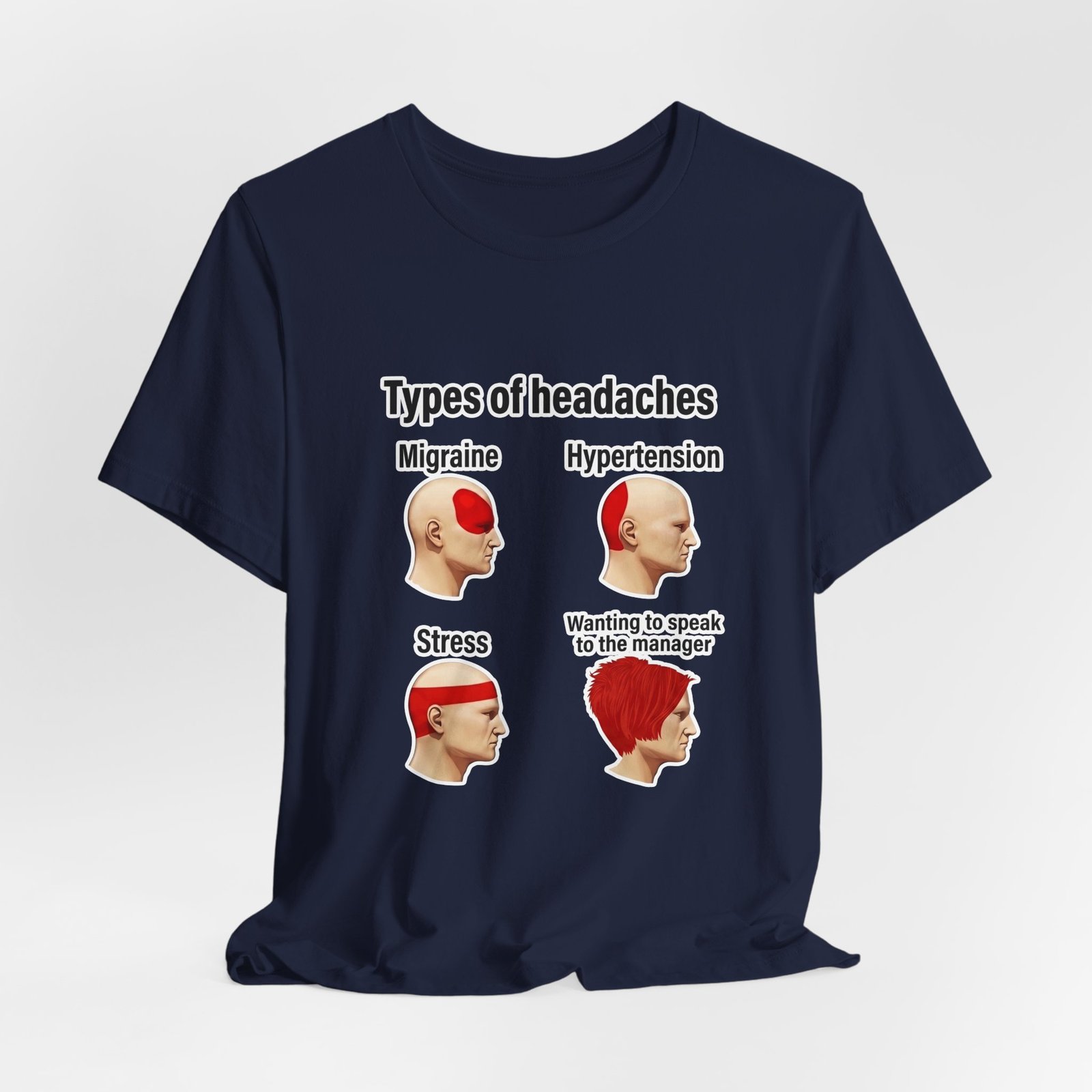 Types of Headaches Karen Meme Graphic Tee - Image 36