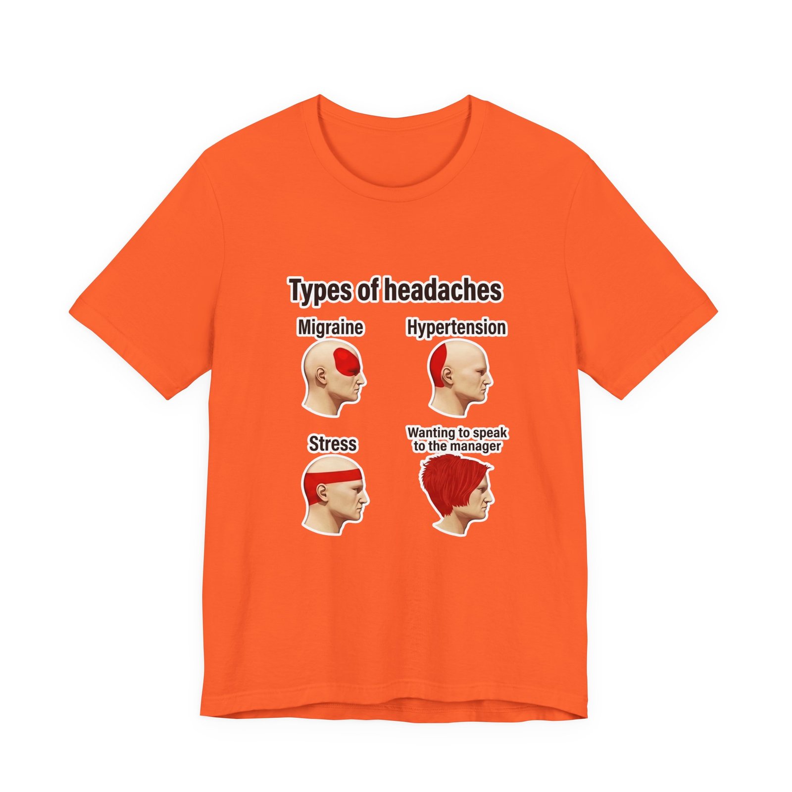 Types of Headaches Karen Meme Graphic Tee - Image 5