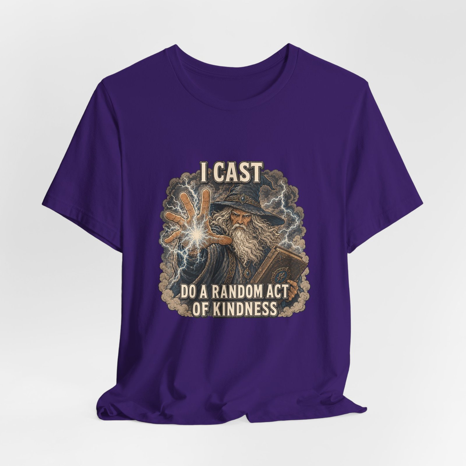 I Cast Random Act Of Kindness Wizard Magic Spell Tee - Image 40