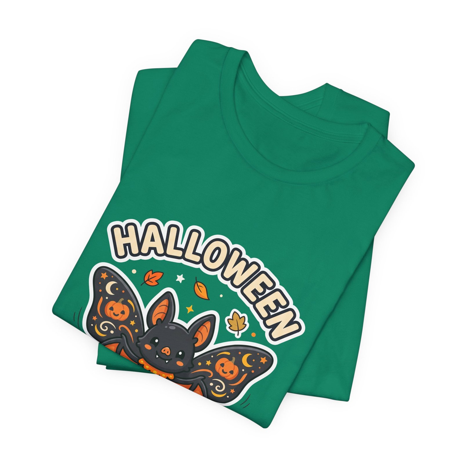 Cute Spooky Halloween Butterfly Bat Graphic Tee - Image 27