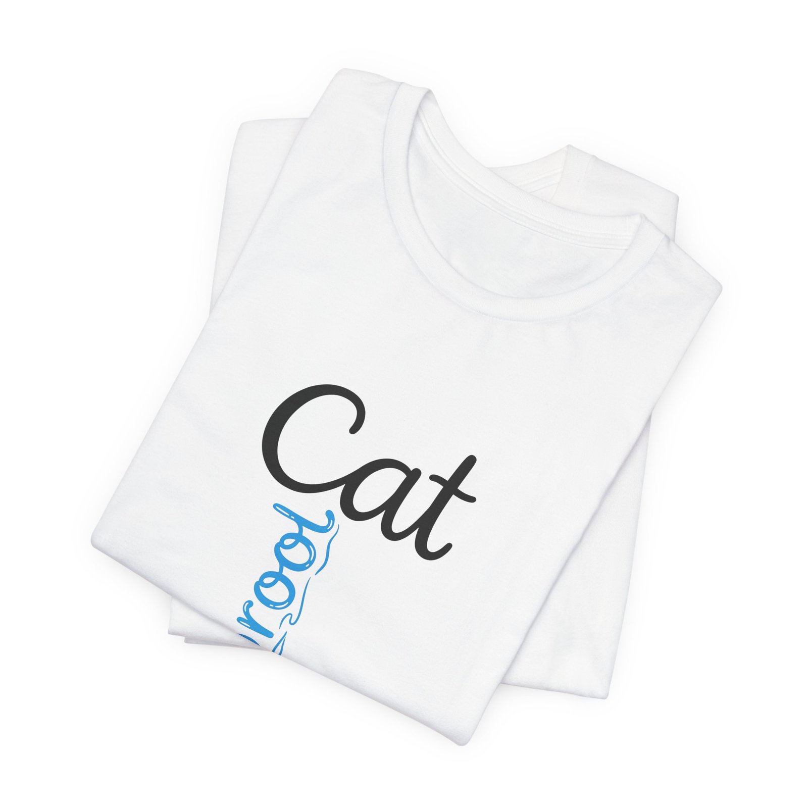 Blue Drooling Cat Meme Graphic - Image 3
