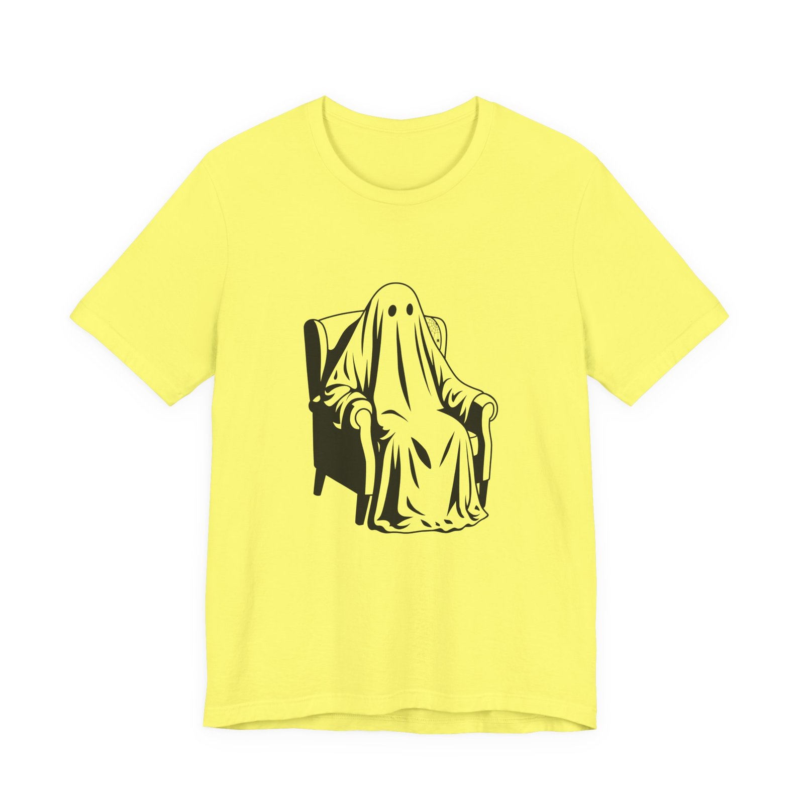 Minimal Halloween Ghost in Armchair - Image 9