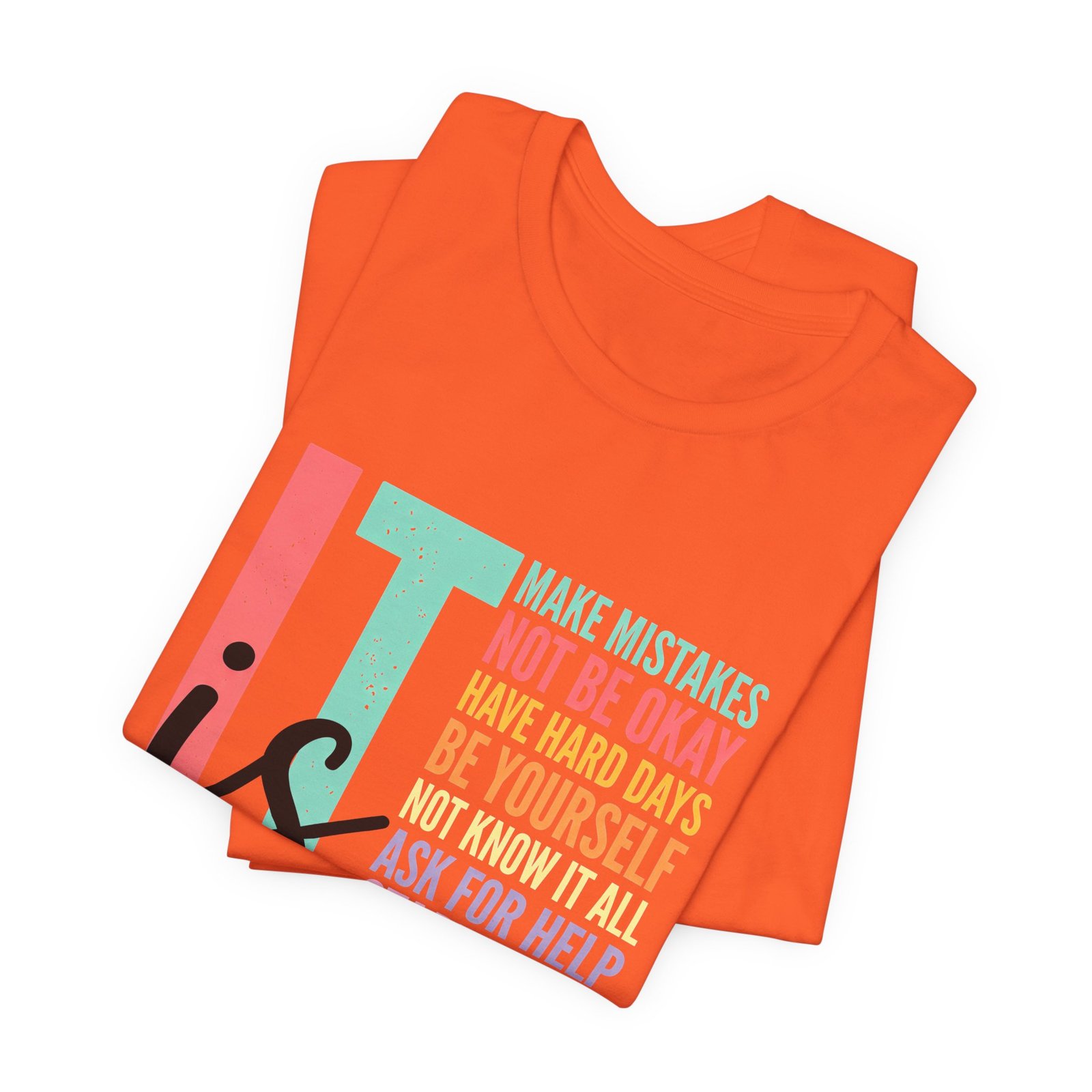 Its Okay Teacher Mental Health Affirmation Tee - Image 7