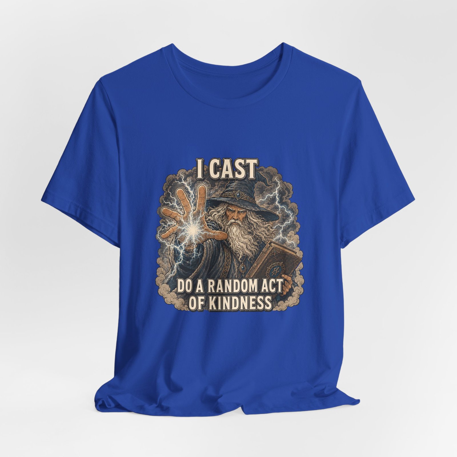 I Cast Random Act Of Kindness Wizard Magic Spell Tee - Image 32