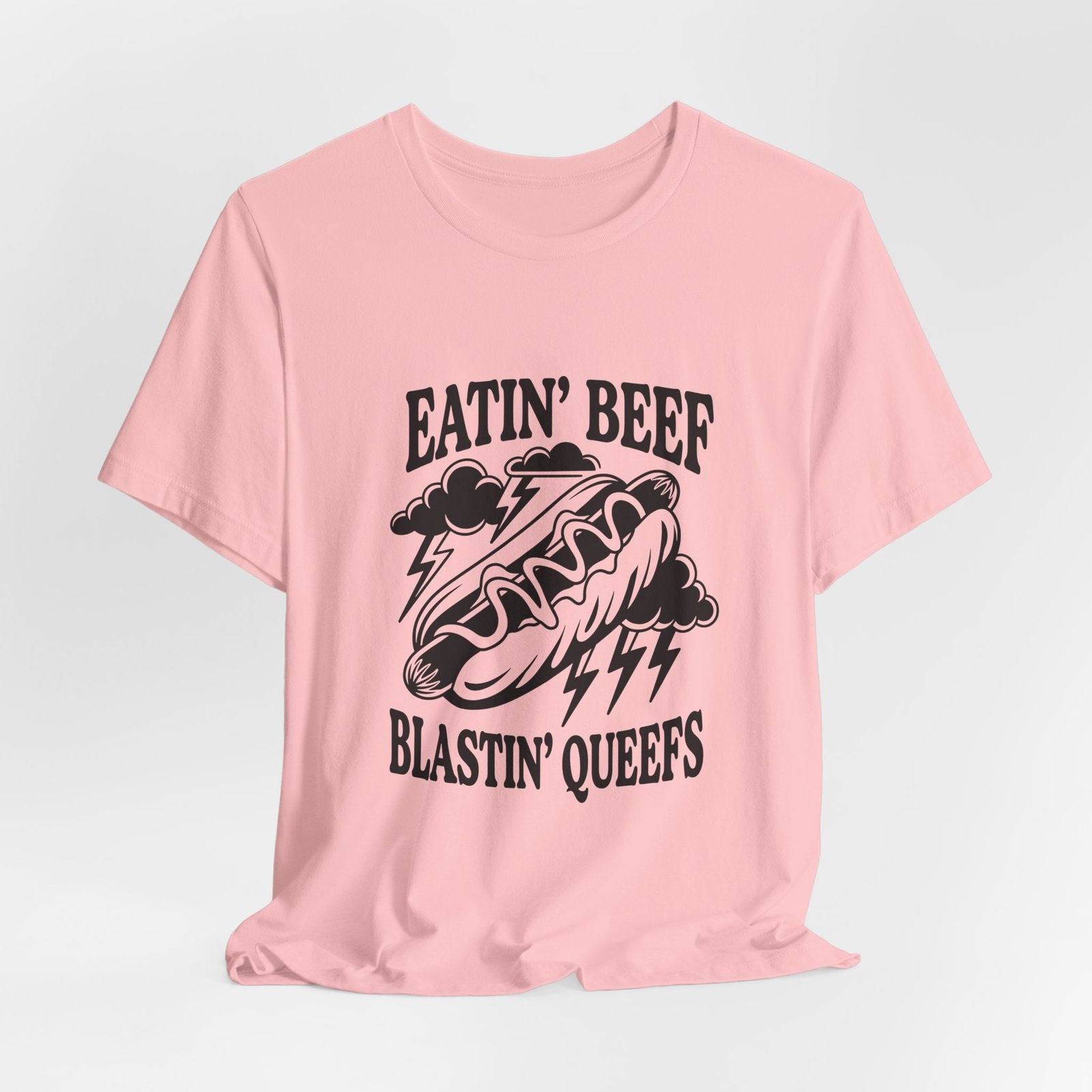 Eatin Beef Blastin Queefs Western Food Humor Tee - Image 16