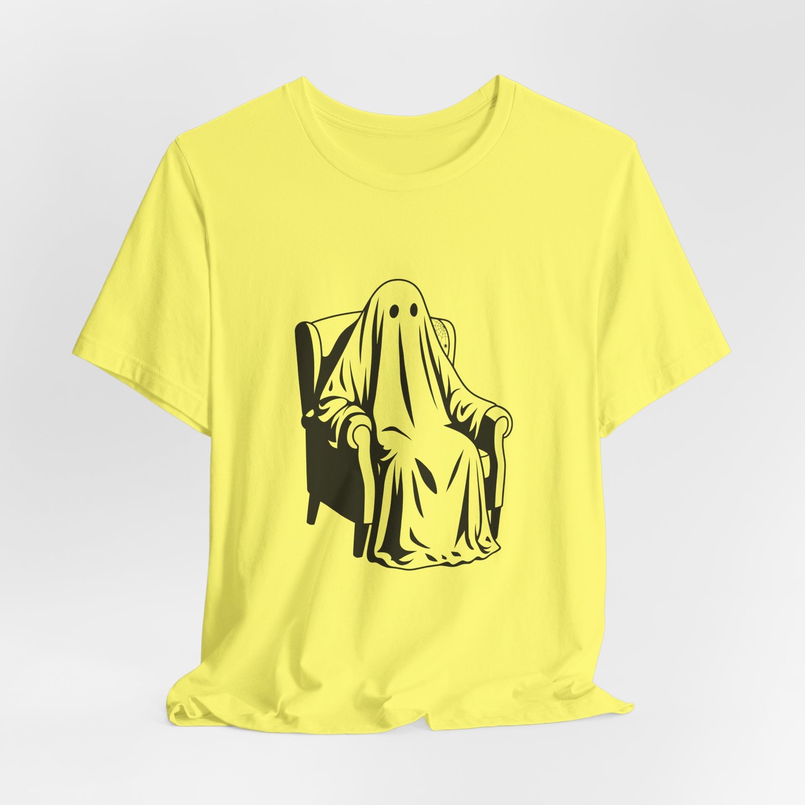 Minimal Halloween Ghost in Armchair - Image 12