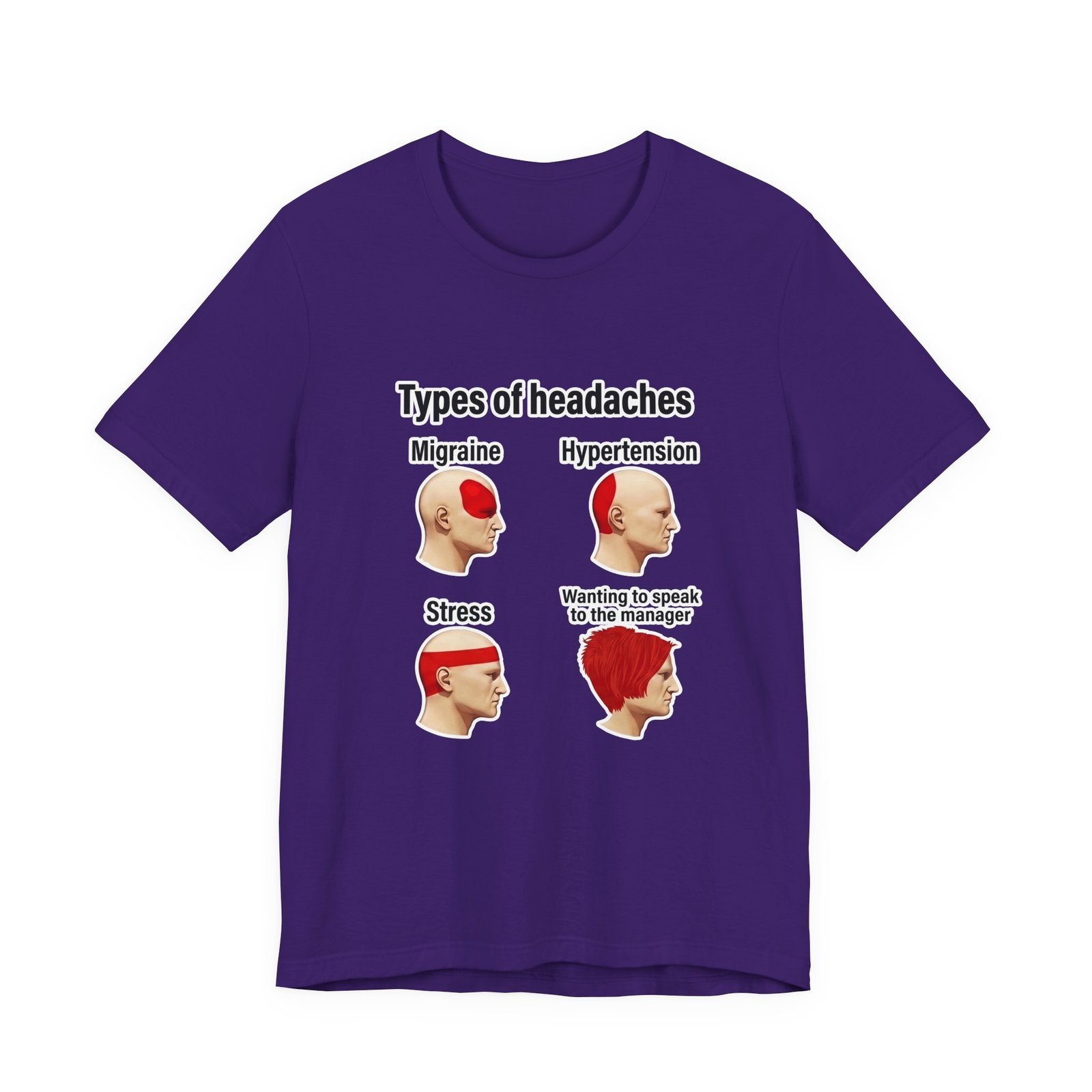 Types of Headaches Karen Meme Graphic Tee - Image 37