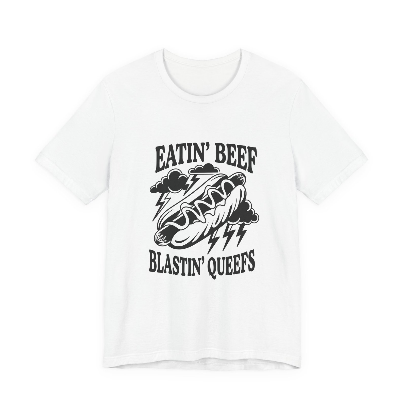 Eatin Beef Blastin Queefs Western Food Humor Tee