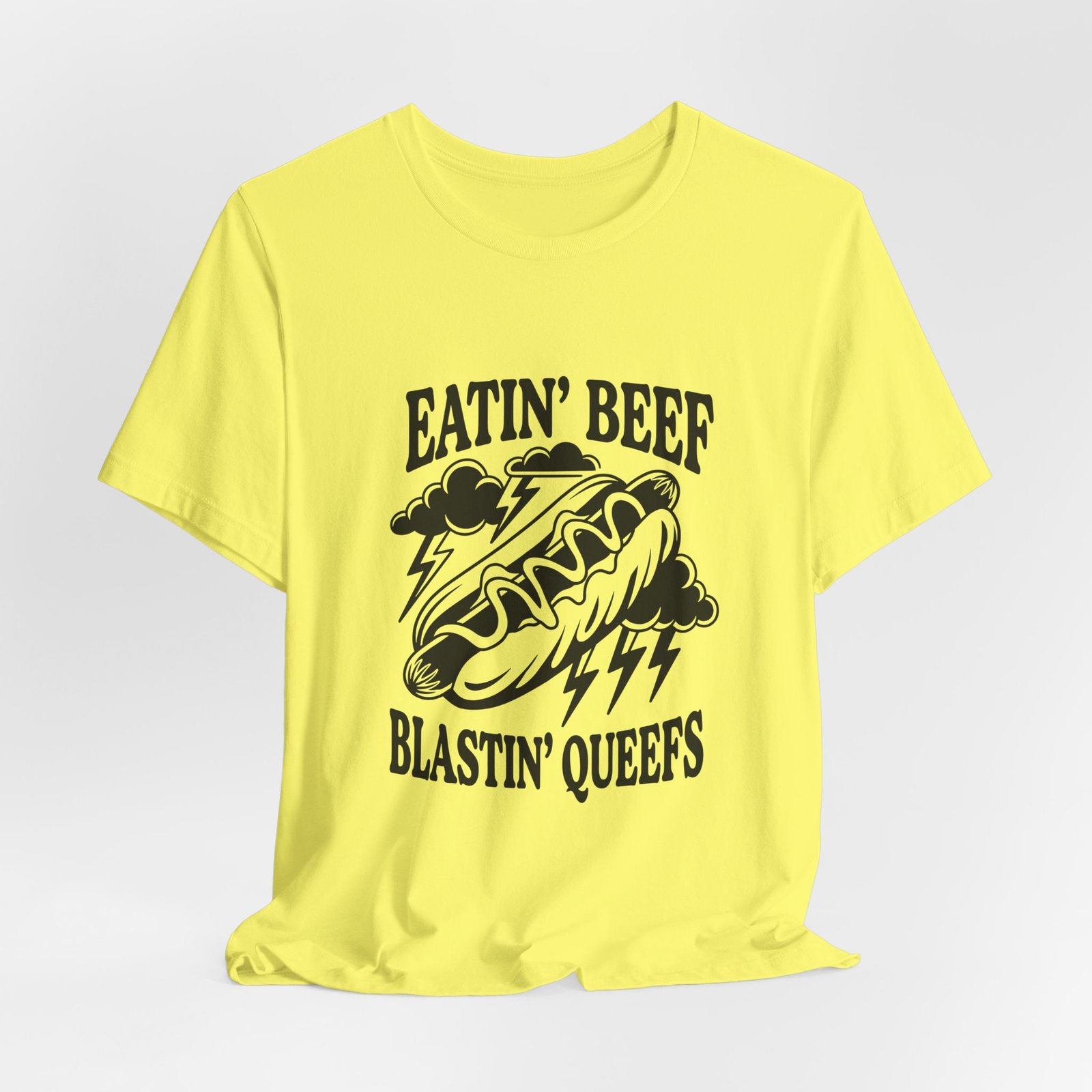 Eatin Beef Blastin Queefs Western Food Humor Tee - Image 12