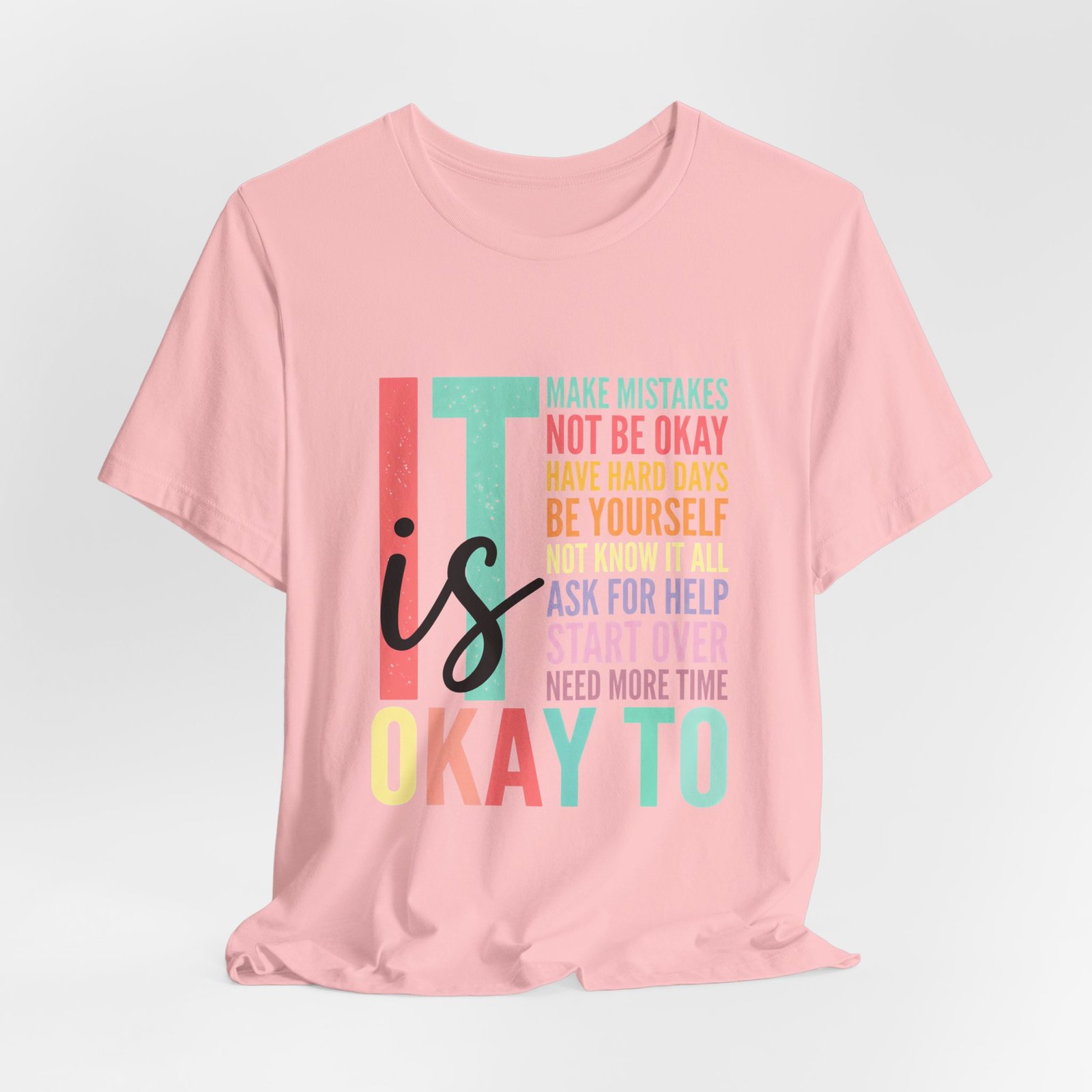 Its Okay Teacher Mental Health Affirmation Tee - Image 16