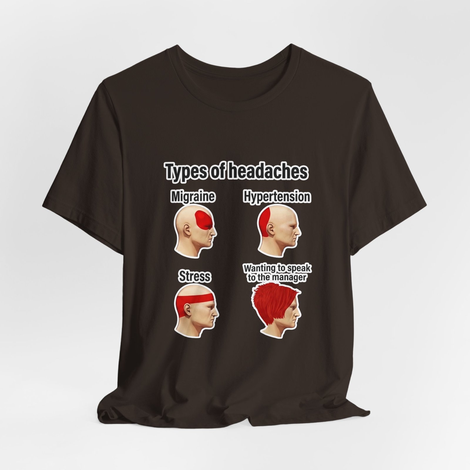 Types of Headaches Karen Meme Graphic Tee - Image 12