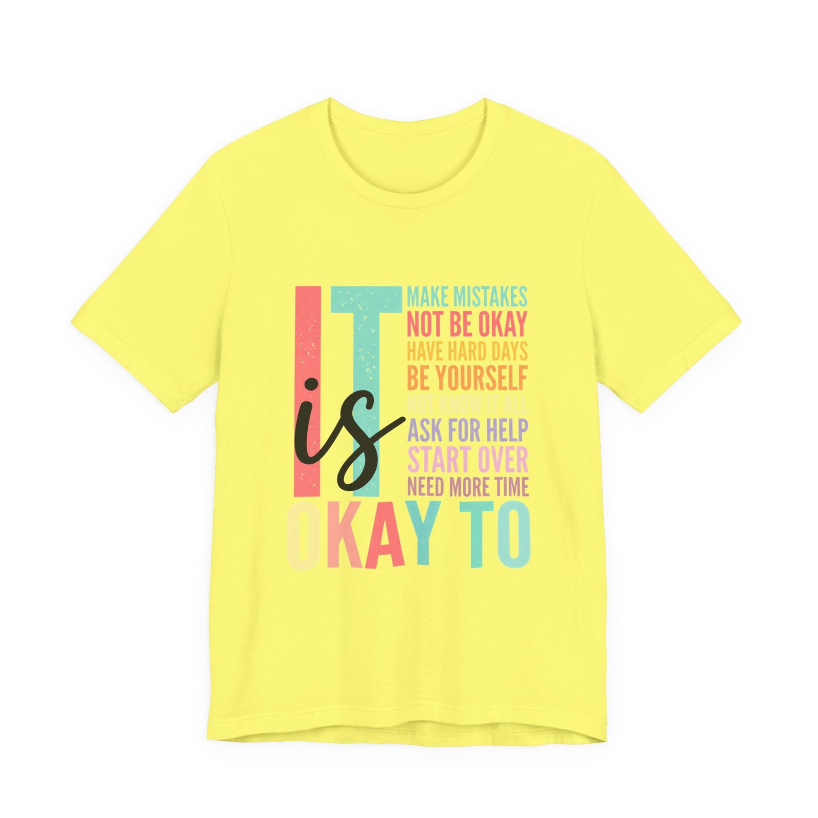 Its Okay Teacher Mental Health Affirmation Tee - Image 9