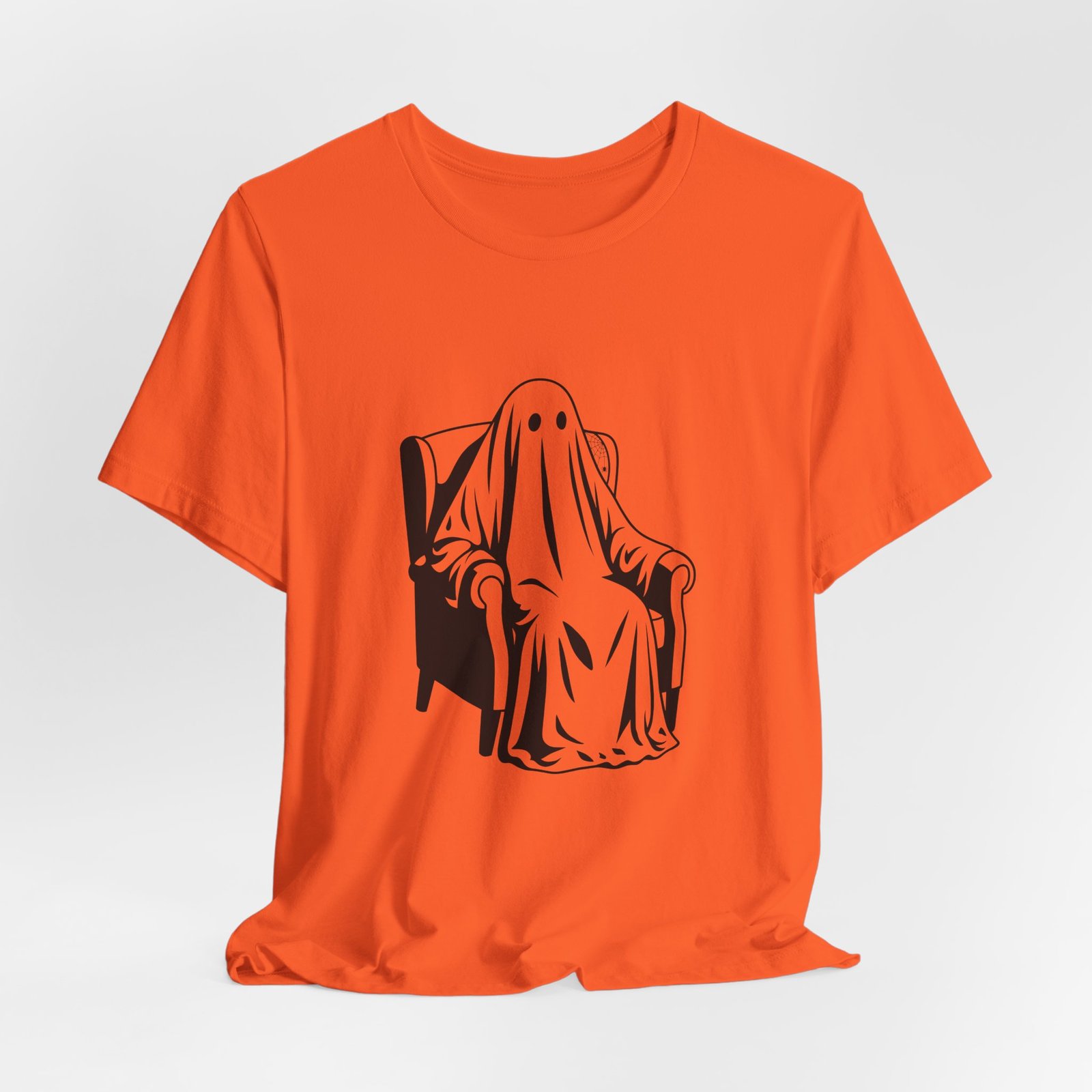 Minimal Halloween Ghost in Armchair - Image 8