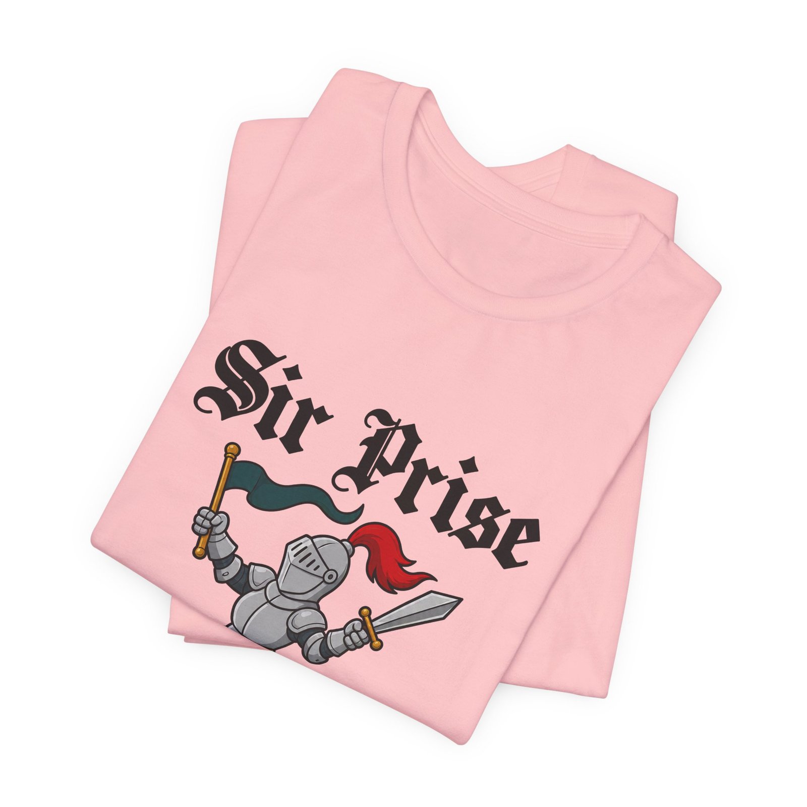 Sir Prise Medieval Knight Pun Graphic Tee - Image 15