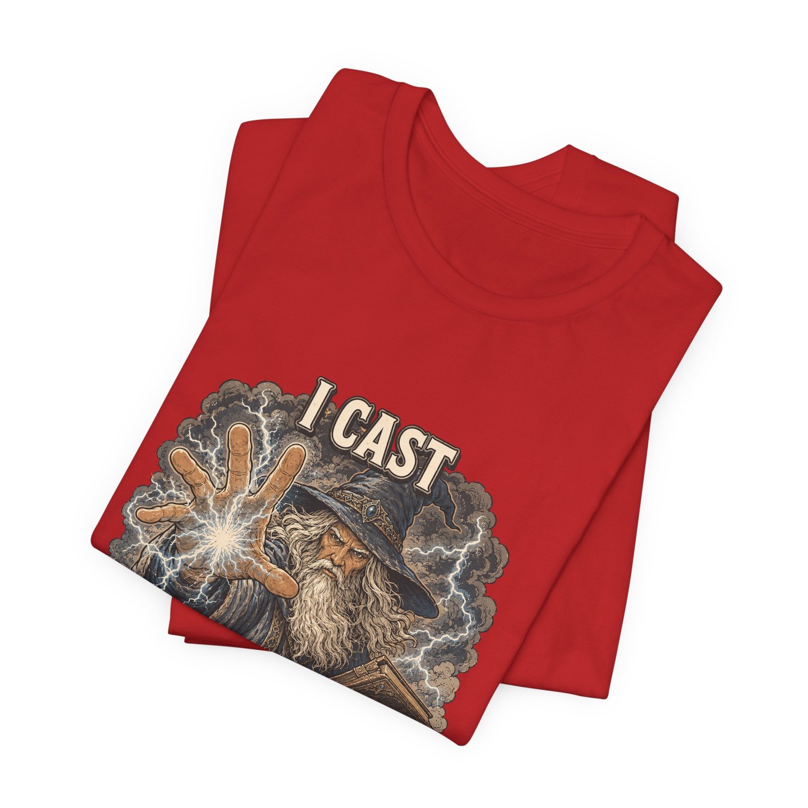 I Cast Random Act Of Kindness Wizard Magic Spell Tee - Image 47