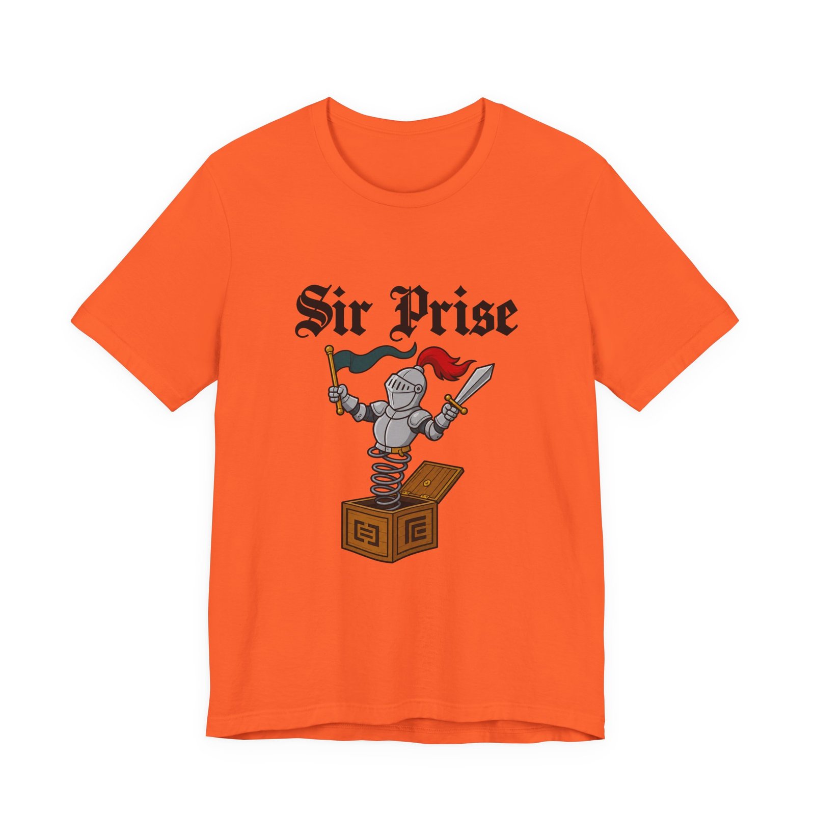 Sir Prise Medieval Knight Pun Graphic Tee - Image 5